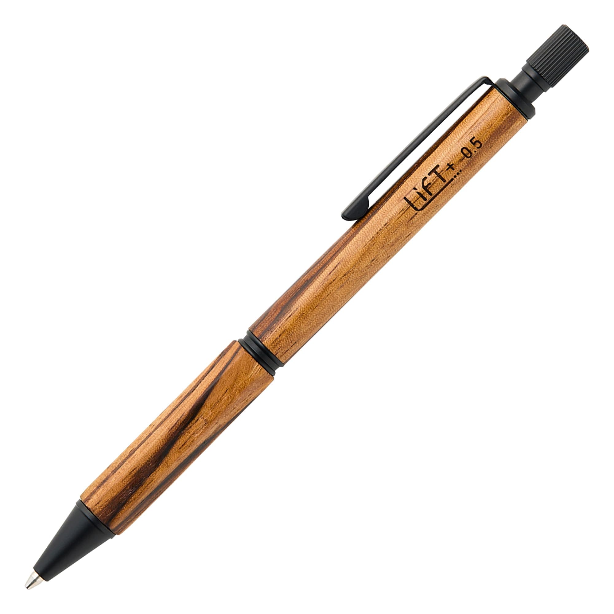LIFT+ Wood Mechanical Pencil 0.5mm Zebra Wood LIWOOD.05-ZW