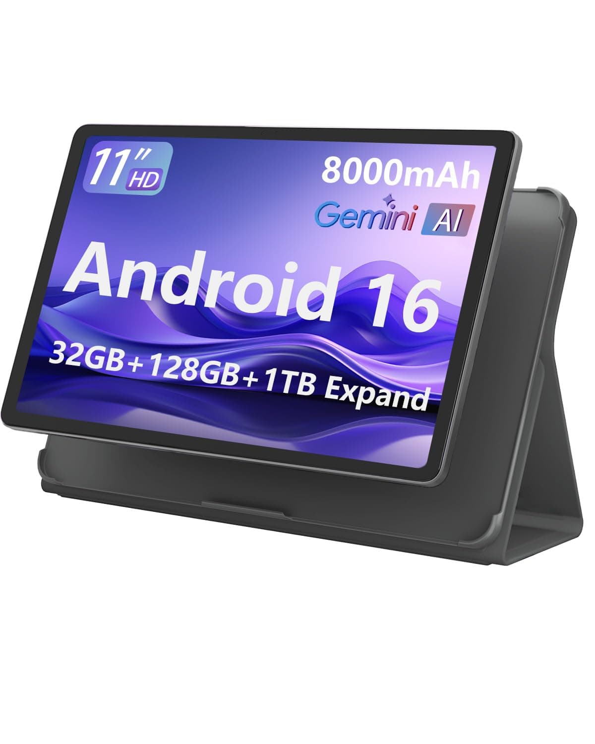 11-inch Android 16 Tablet, 32GB RAM + 128GB ROM (1TB Expand), T7280