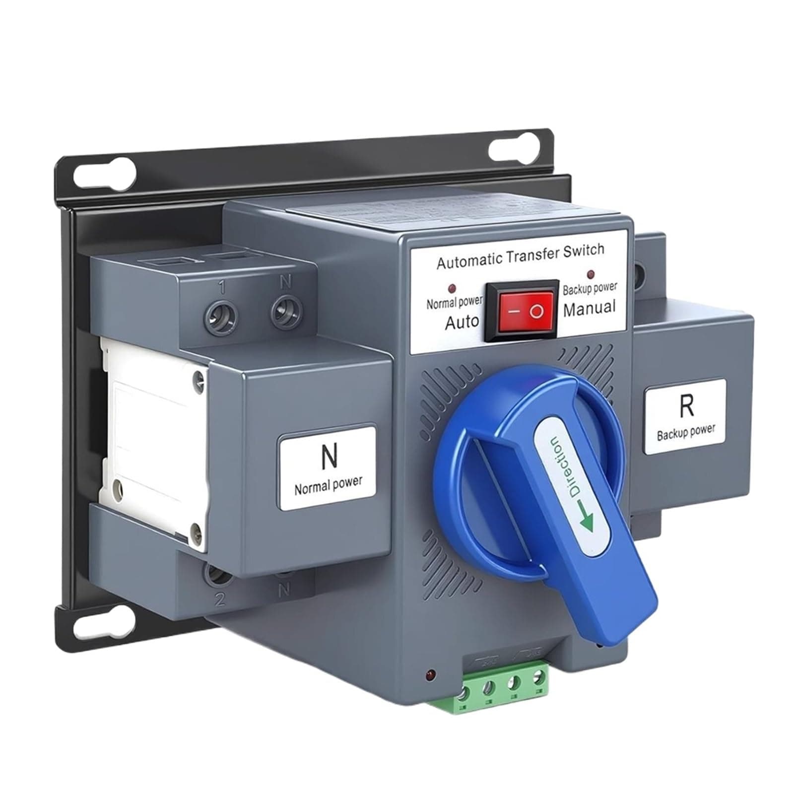 110V 63A 2P Automatic Transfer Switch (ATS), 50/60Hz Dual Power Generator Changeover
