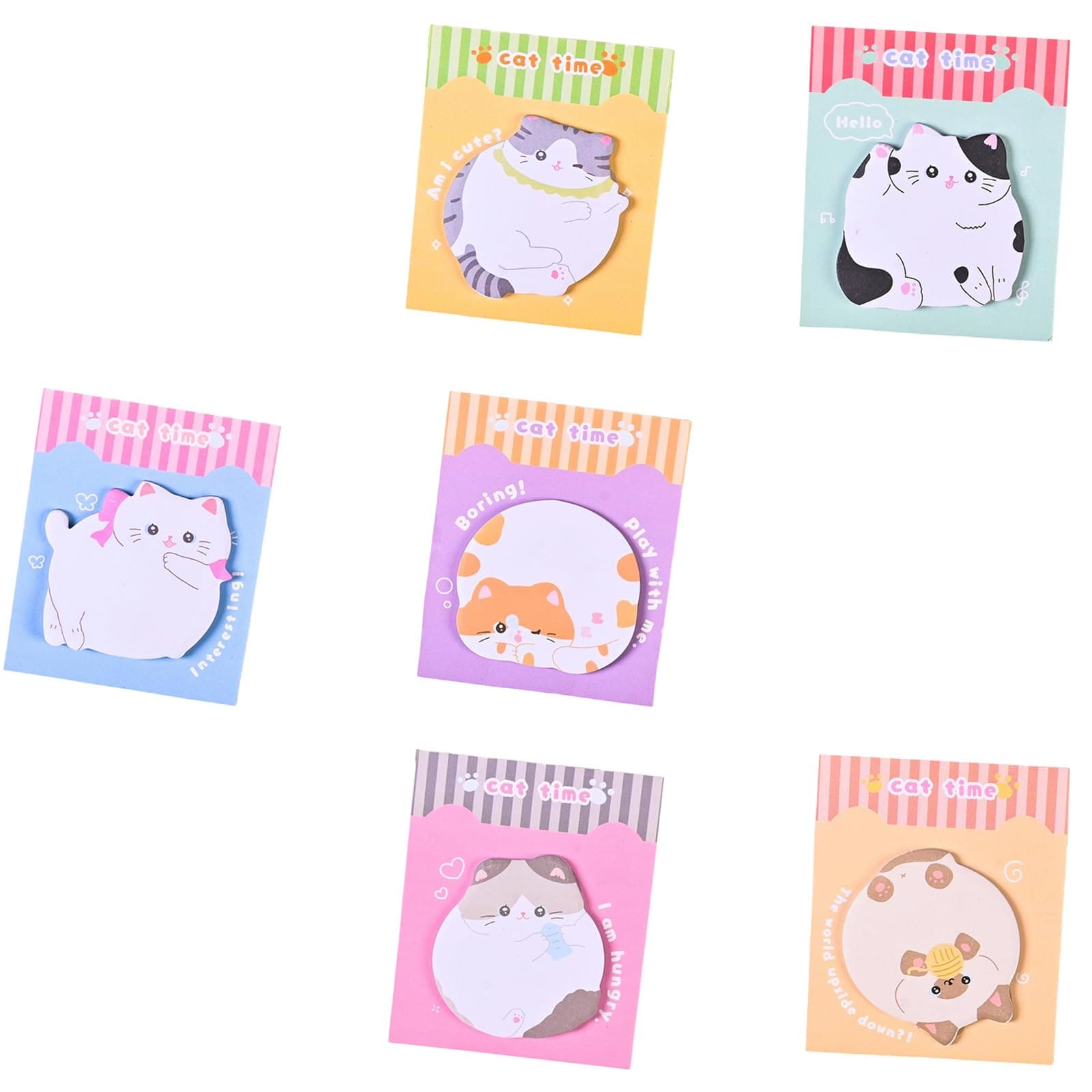 Reusable Adhesive Animal Theme Writing Pad Multipurpose Friendly Paper Cartoon Stick Pad for Planner Decorations Use