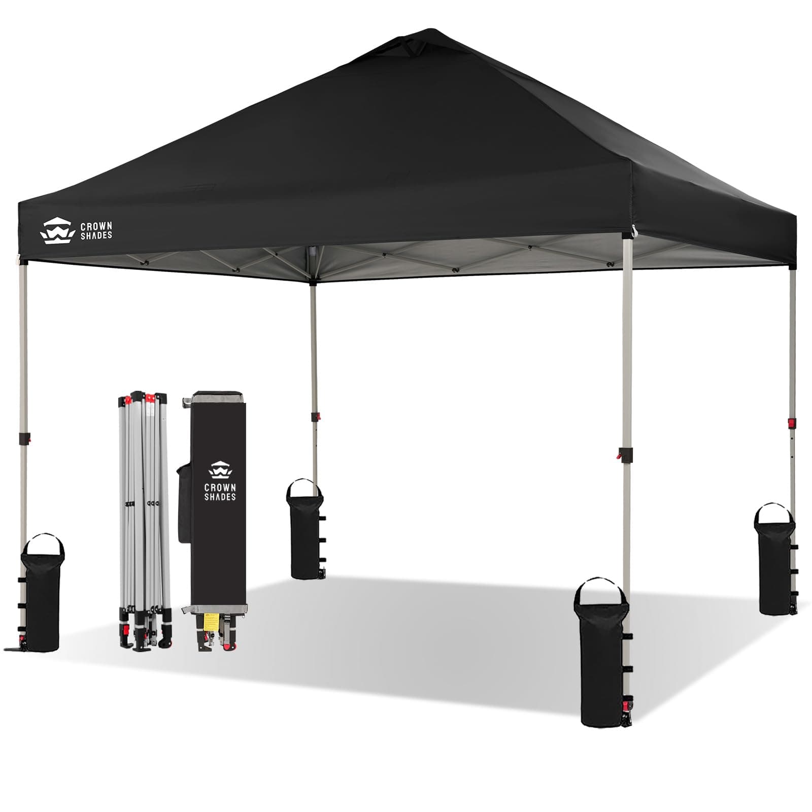 CROWN SHADES 3m x 3m Pop Up Gazebo, CenterLok One Push Canopy Tent