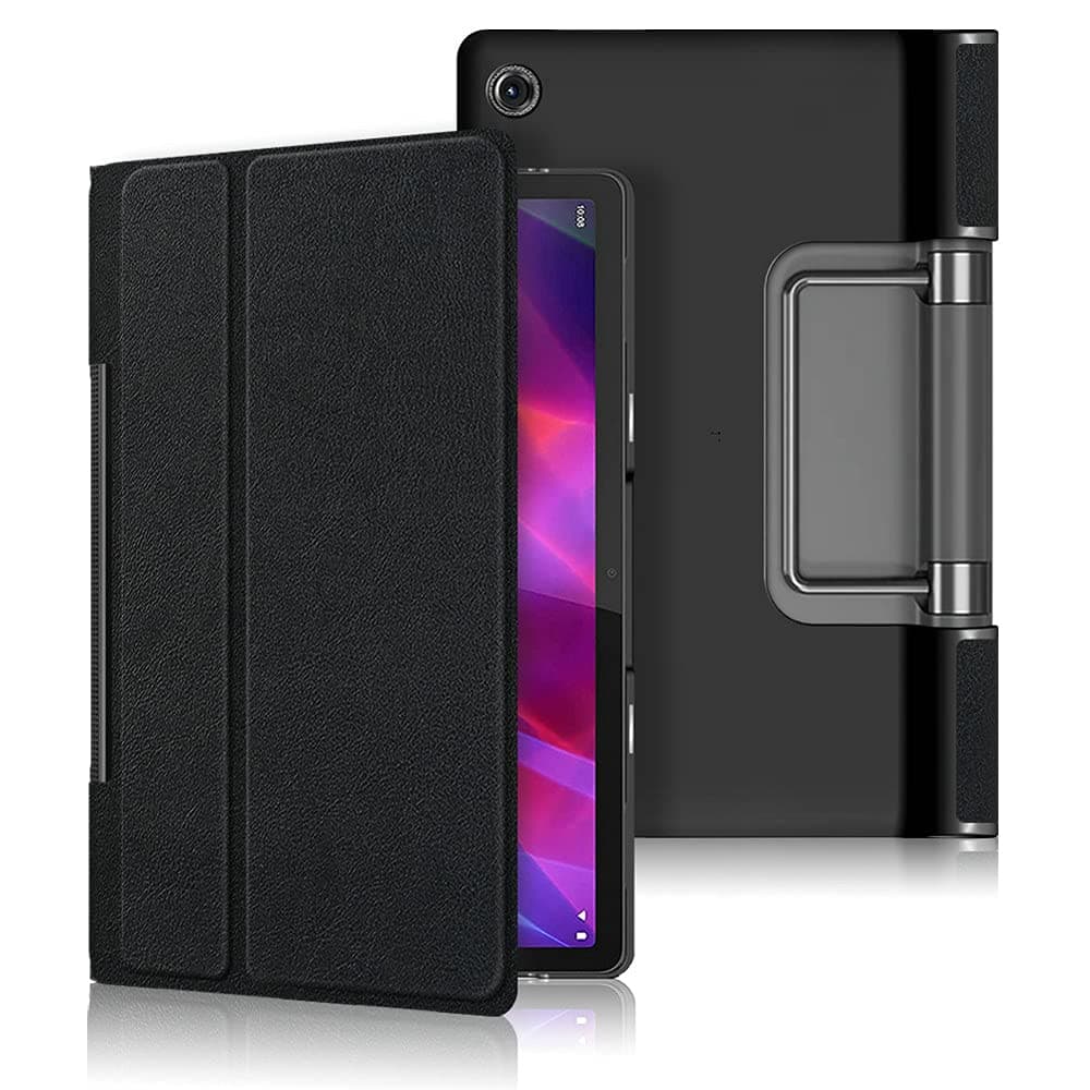 Kepuch Custer Case for Lenovo Yoga Tab 11 Inch YT-J706F, PU Leather Case Cover for Lenovo Yoga Tab 11 Inch YT-J706F ?Black