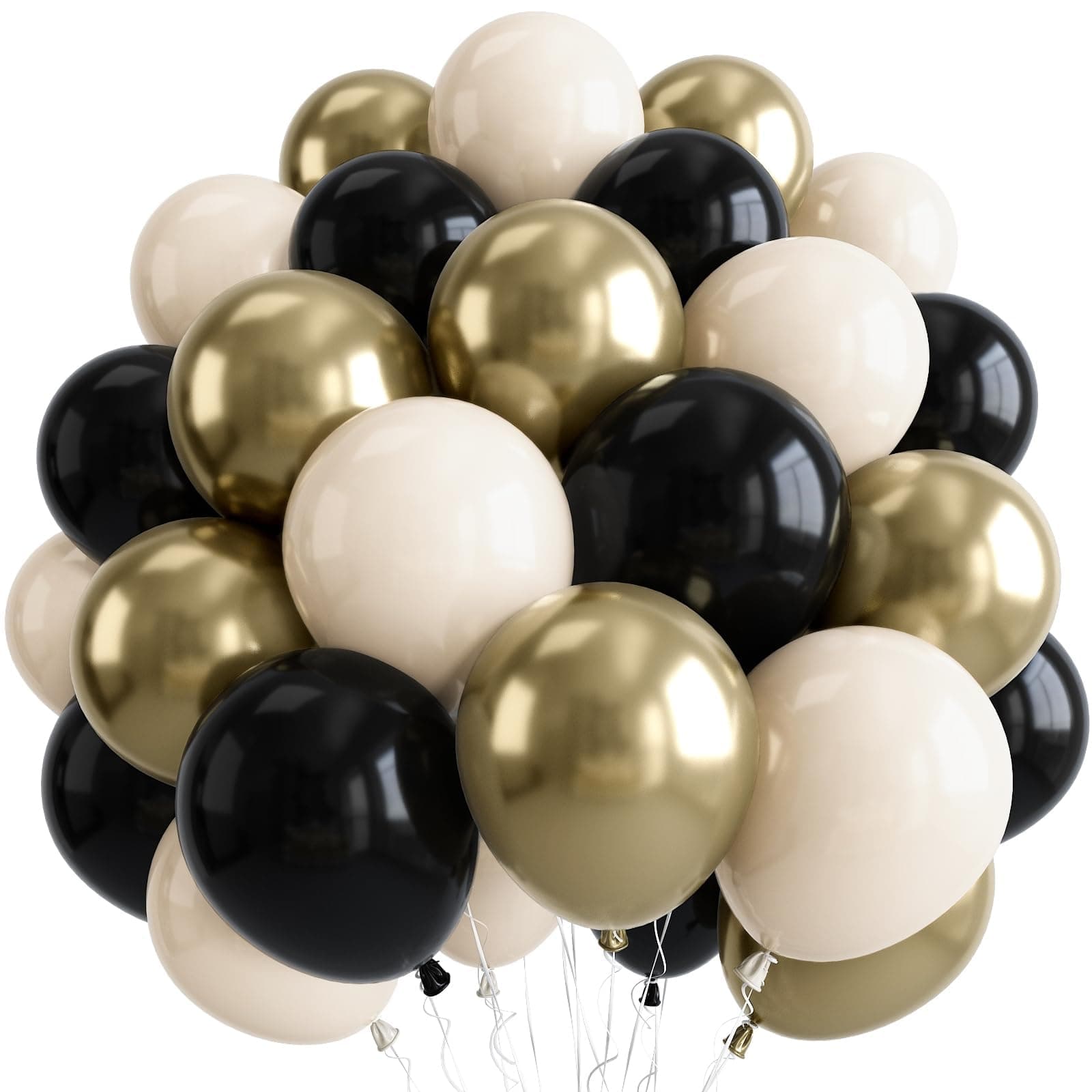 80s 90s Balloons, 60 Pcs Matte Purple Yellow Teal Blue and Black Latex Balloons Set for 90's 80's Women Men Disco Hip Hop Music 1980s Throwback Rock and Roll Retro Themed Birthday Party Decorations