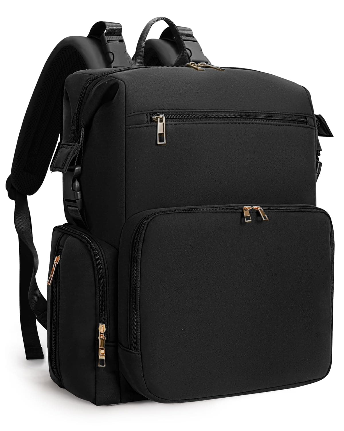 CEI-CEI Neoprene Diaper Bag Backpack Large Newborn Baby Maternity Bags Waterproof Travel Backpack for Mom Dad with Insulated Pockets,Changing Pad