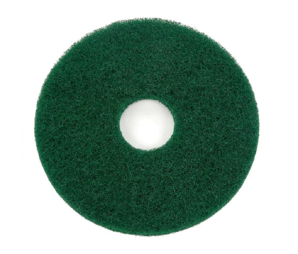 Oreck Commercial 437.056 Cleaning Pad, 12-Inch Diameter for 550MC Orbiter Floor Machine, Green