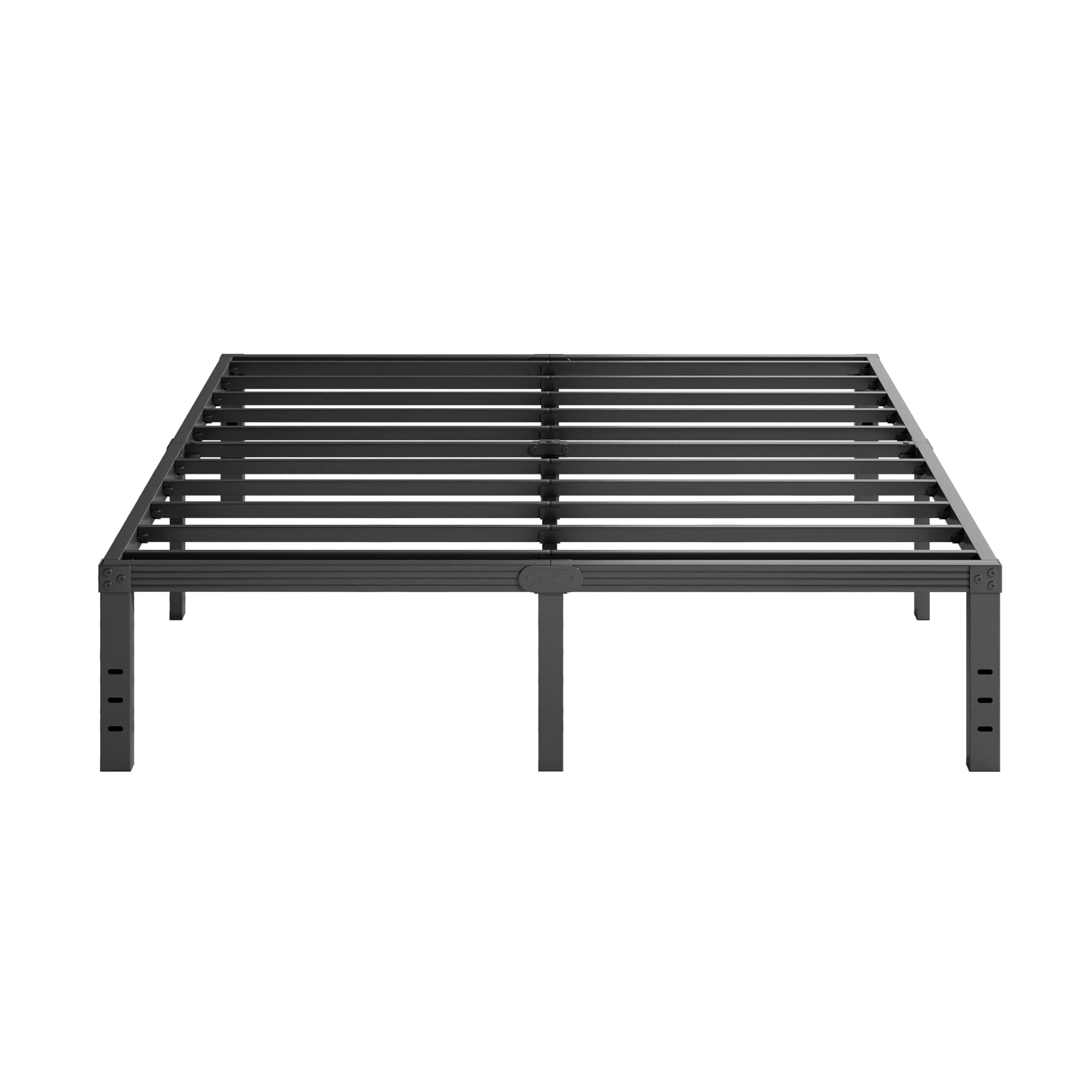 Furnitui 16 Inch High Metal King Bed Frame, Platform King Size Bed Frame No Box Spring Needed, Easy to Install, Noise Free, Sturdy