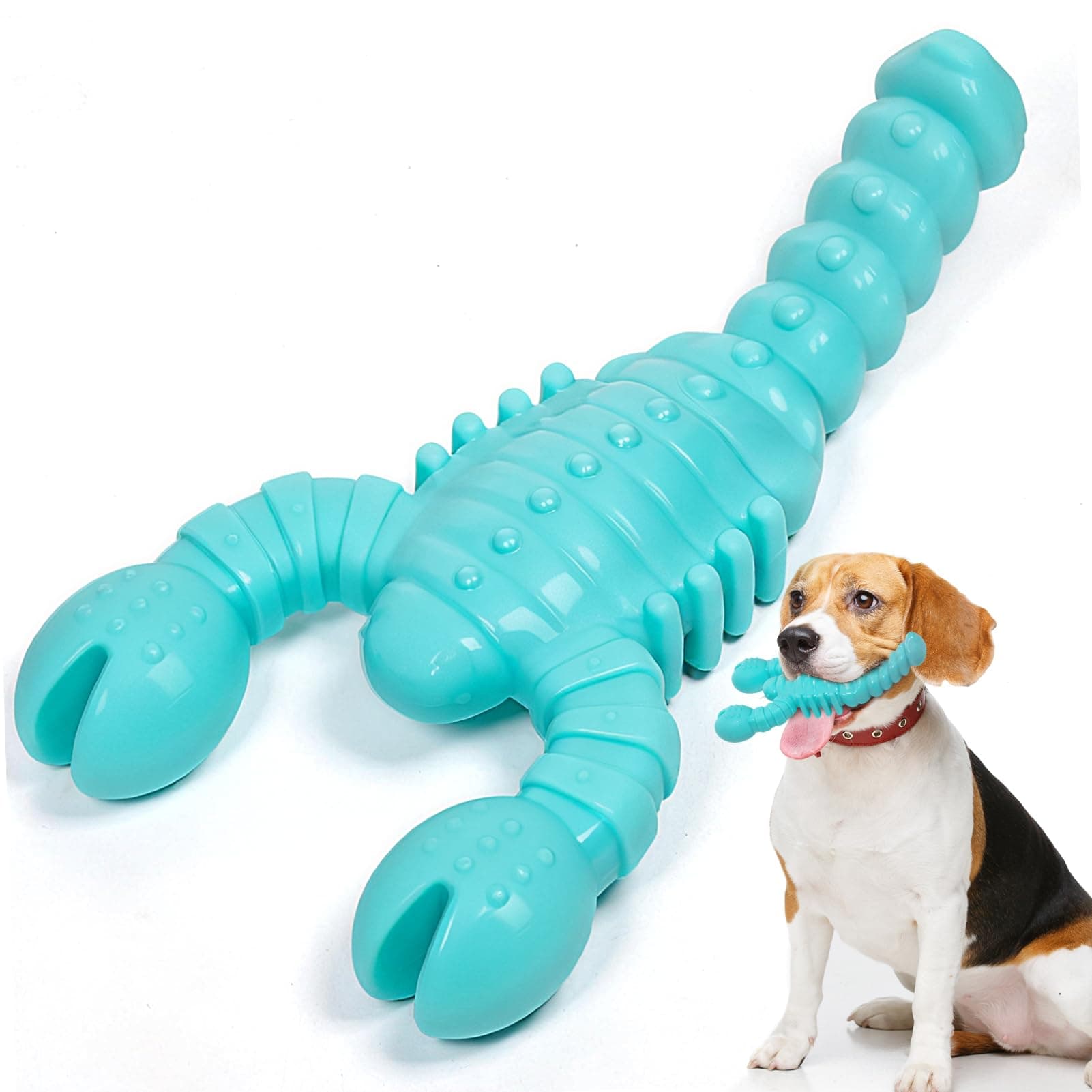 Vekung Dog Toys for Aggressive Chewers, Indestructible Tough Dog Chew Toys for Medium Large Breeds, Bacon Flavor to Keep Them Busy