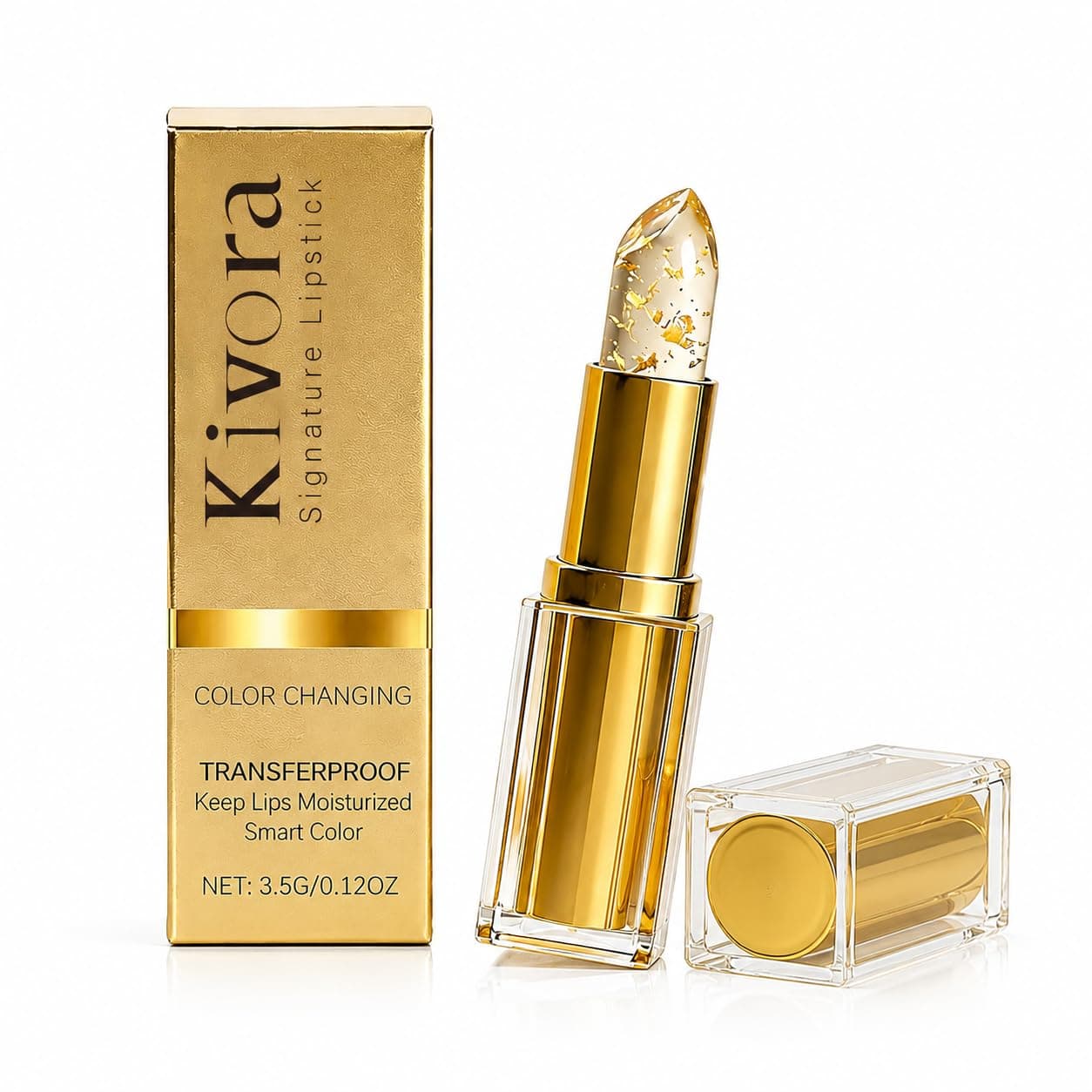 Kivora Lipstick,Kivora Lipstick for Mature Lips,Hyaluronic Acid, 1 Count