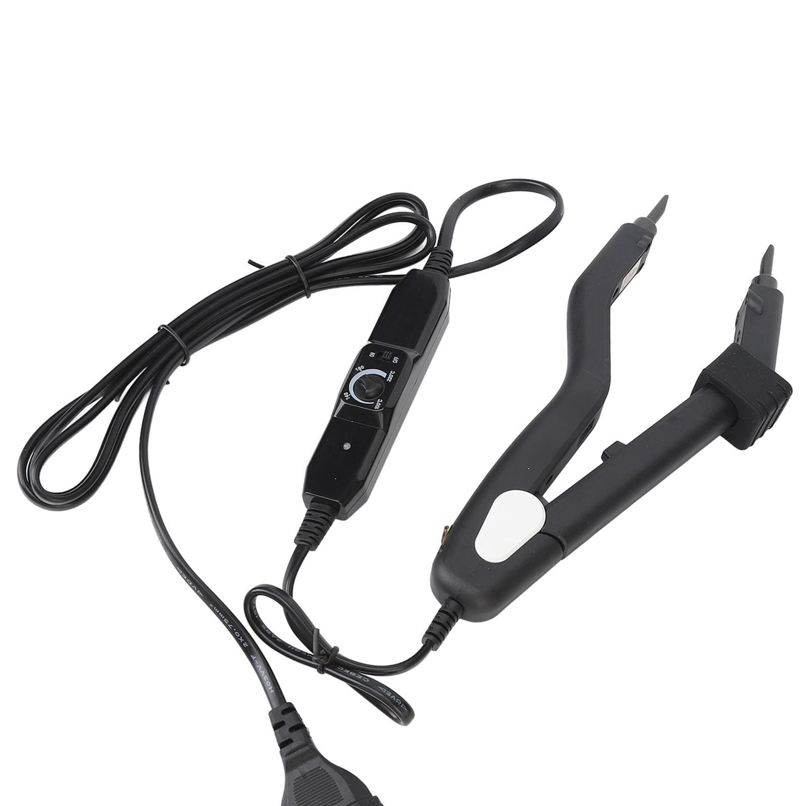 Adjustable Temperature Hair Extension Tool with Uniform Heating, Professional Hair Extensions for DIY, Widely Used for Pregluing Hair and Hair Gels (US Plug)