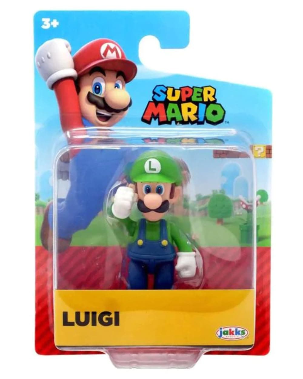 Super Mario Luigi 2.5 Inch Action Figure