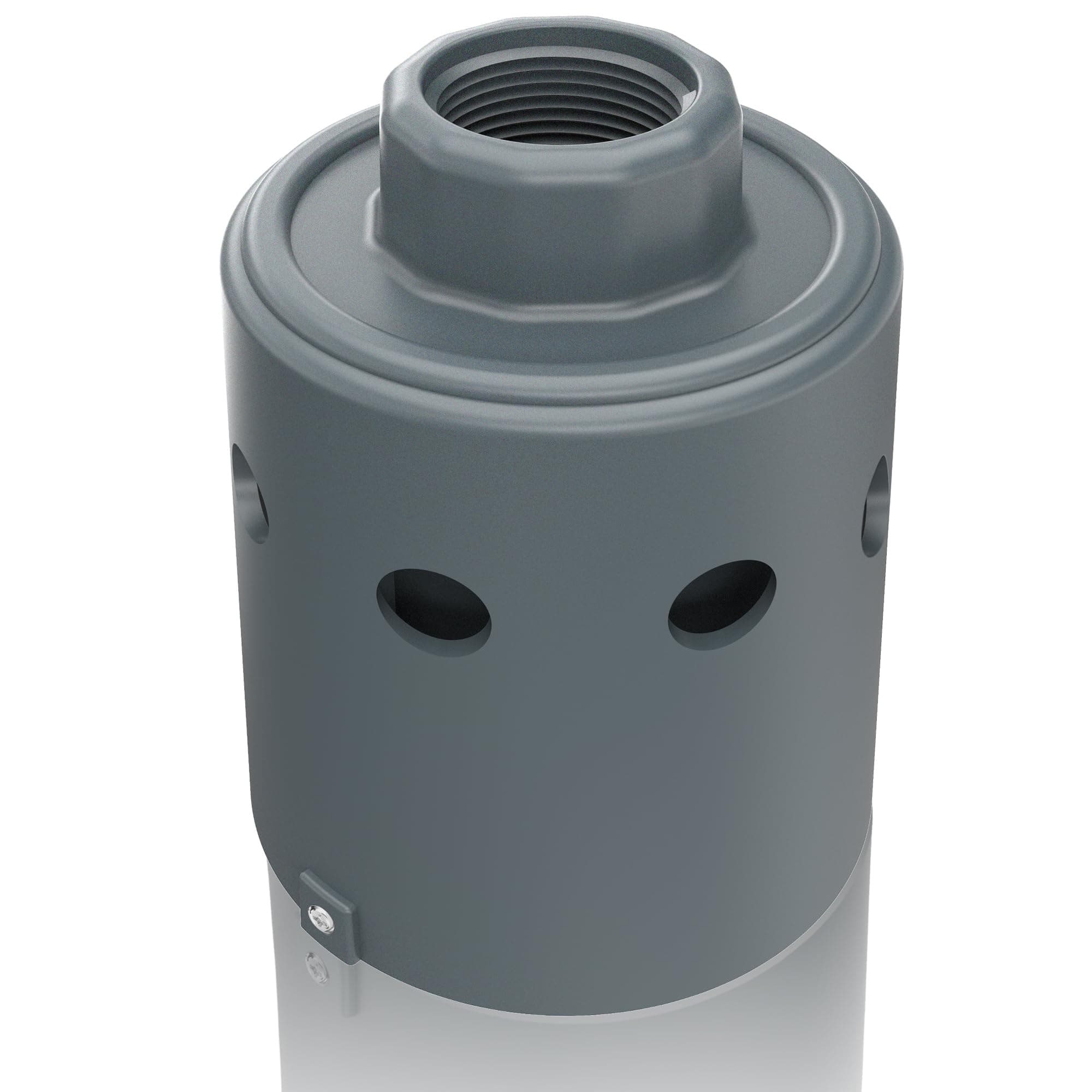 Float Valve for Water Tank Designed for Water Level Control, Auto Filling & Shut Off, Durable Nylon Resin Water Troughs Float Valve for Livestock Tank, Swimming Pool, Fish Pond etc Grey 1pc