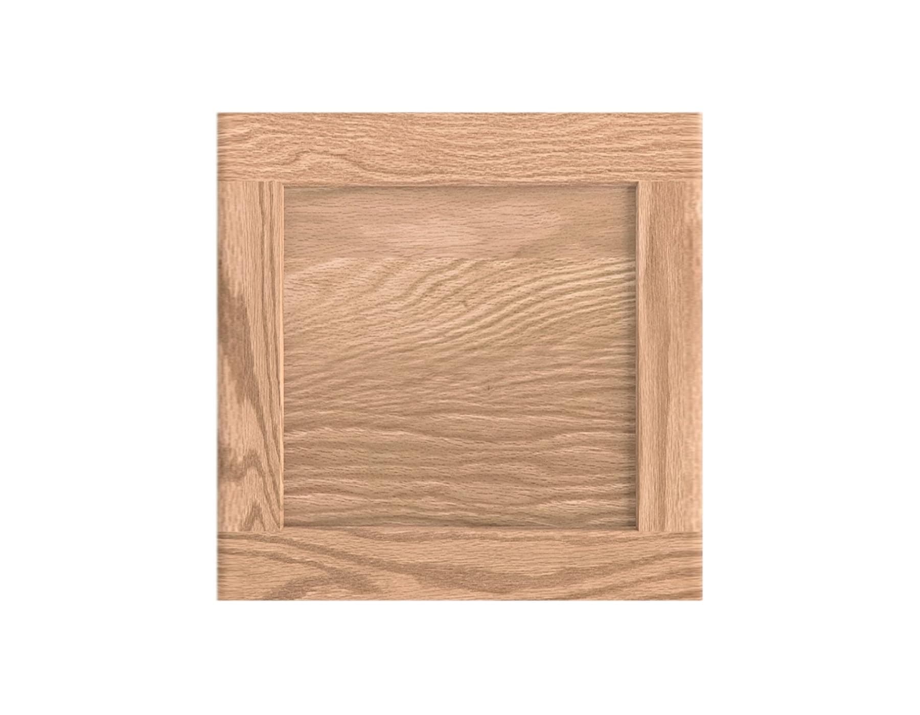ONESTOCK 16.25W x 17H Unfinished Oak Kitchen Cabinet Door Replacement, Shaker Style