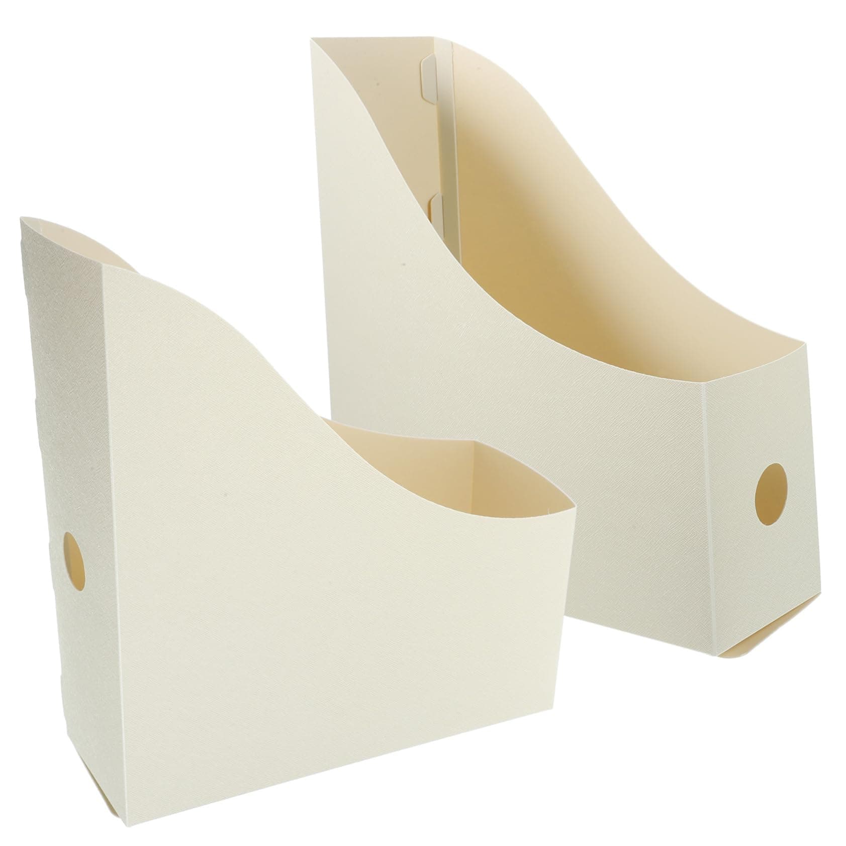 Parliky 2pcs File Rack Hanging File Box Office Storage Shelves for Desk Binder Organizer Study Desk Organizer