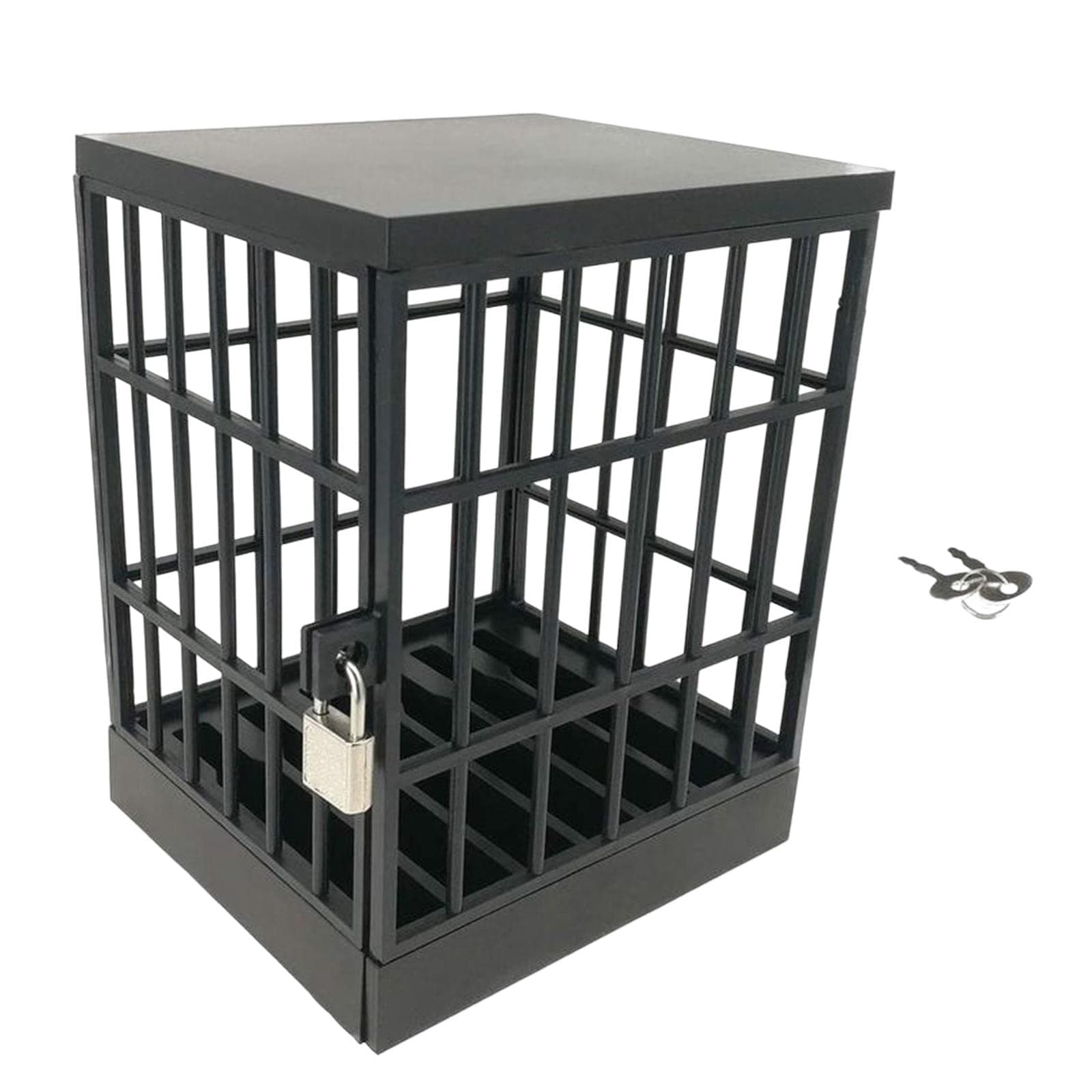 Mobile Phone Lock Box Jail Prison Novelty Gift for Kids Adults Phones Black