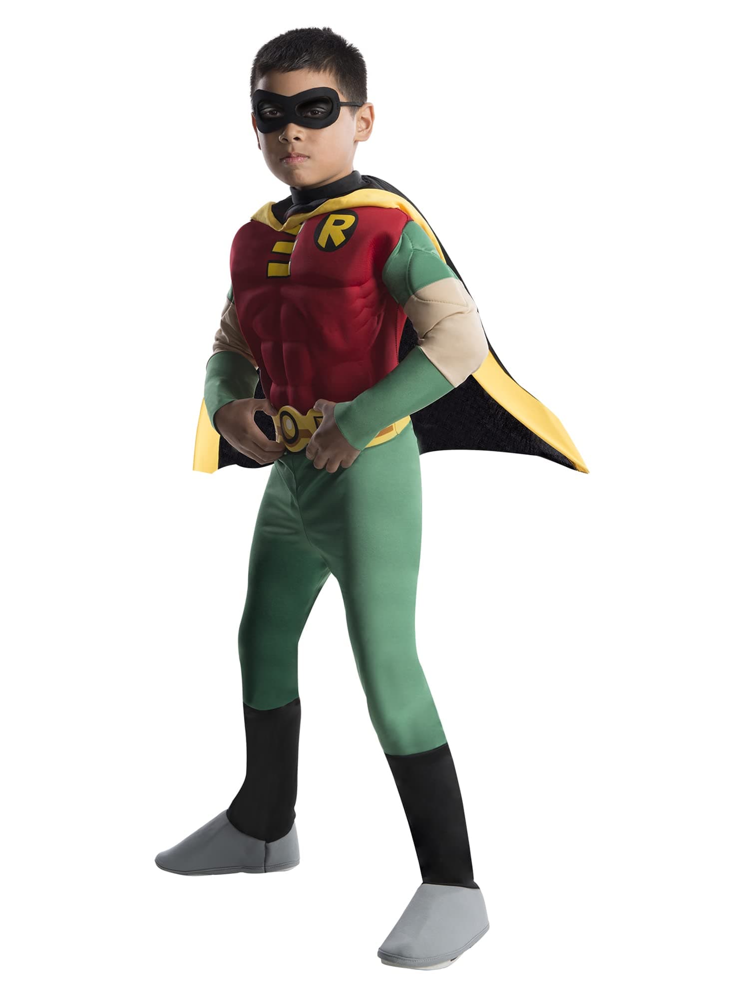 Rubies Costume Kid's Deluxe Muscle Chest Robin, Multi, Toddler (1-2 Years)