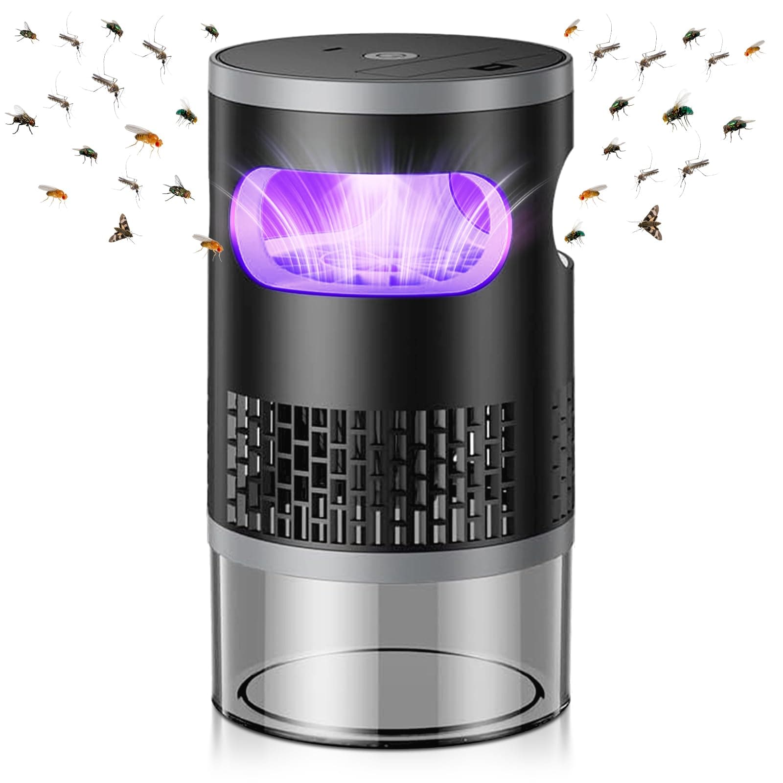 Fruit Fly Trap Indoor Brushless Motor Gnat Traps for House Indoor Gnats Killer, Powerful Suction Bug Insect Trap, NAT Trap Killer, Mosquito Catcher for Fruit Flies Gnats Nats Plants Moths Bug Insect