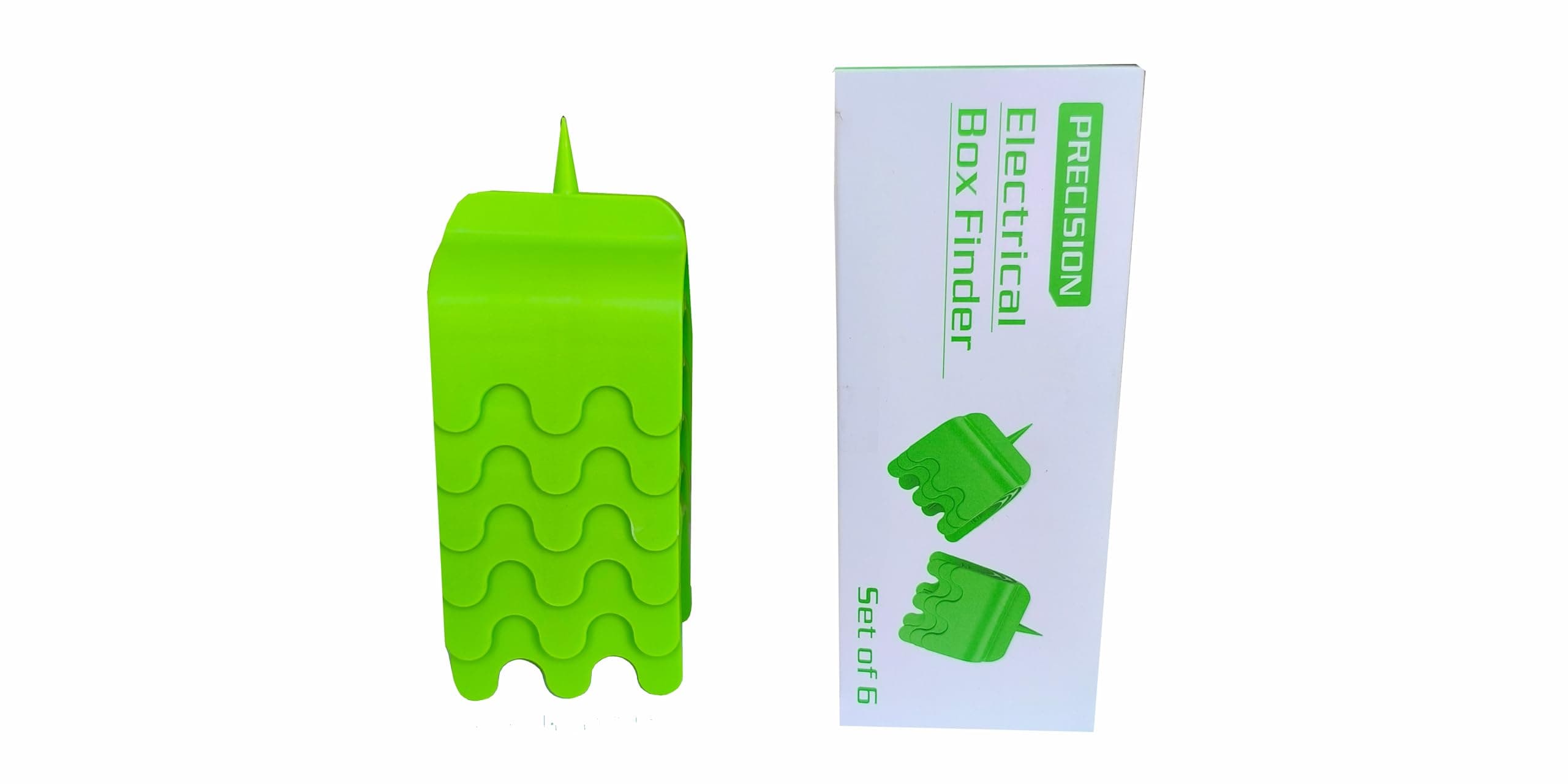 6 Pack Drywall Outlet Marker Electrical Box positioner, Made of Plastic, Protects Wires During Drywall Installation