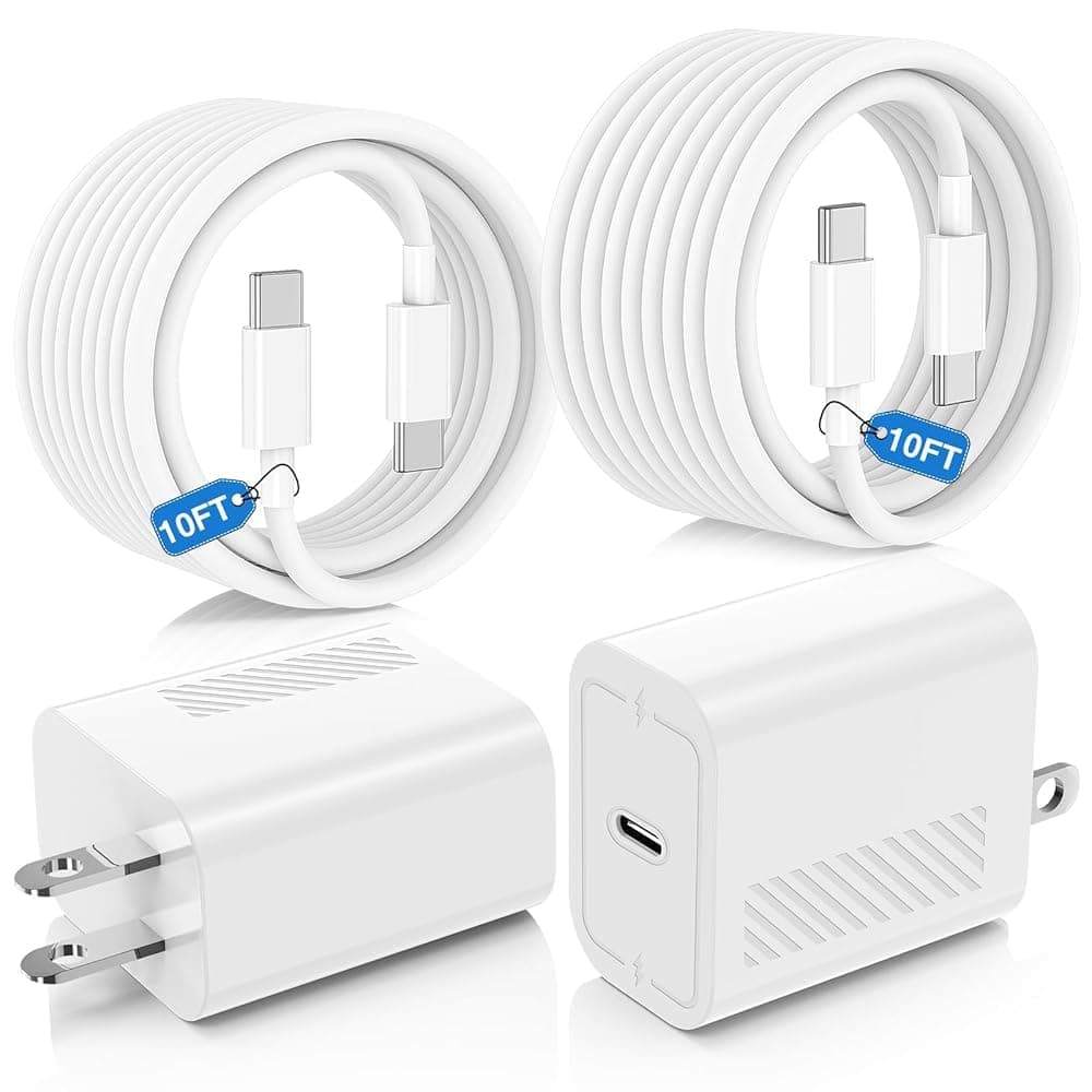 USB C Charger Fast Charging,2Pack 45W Type C Fast Charger Block& Cable