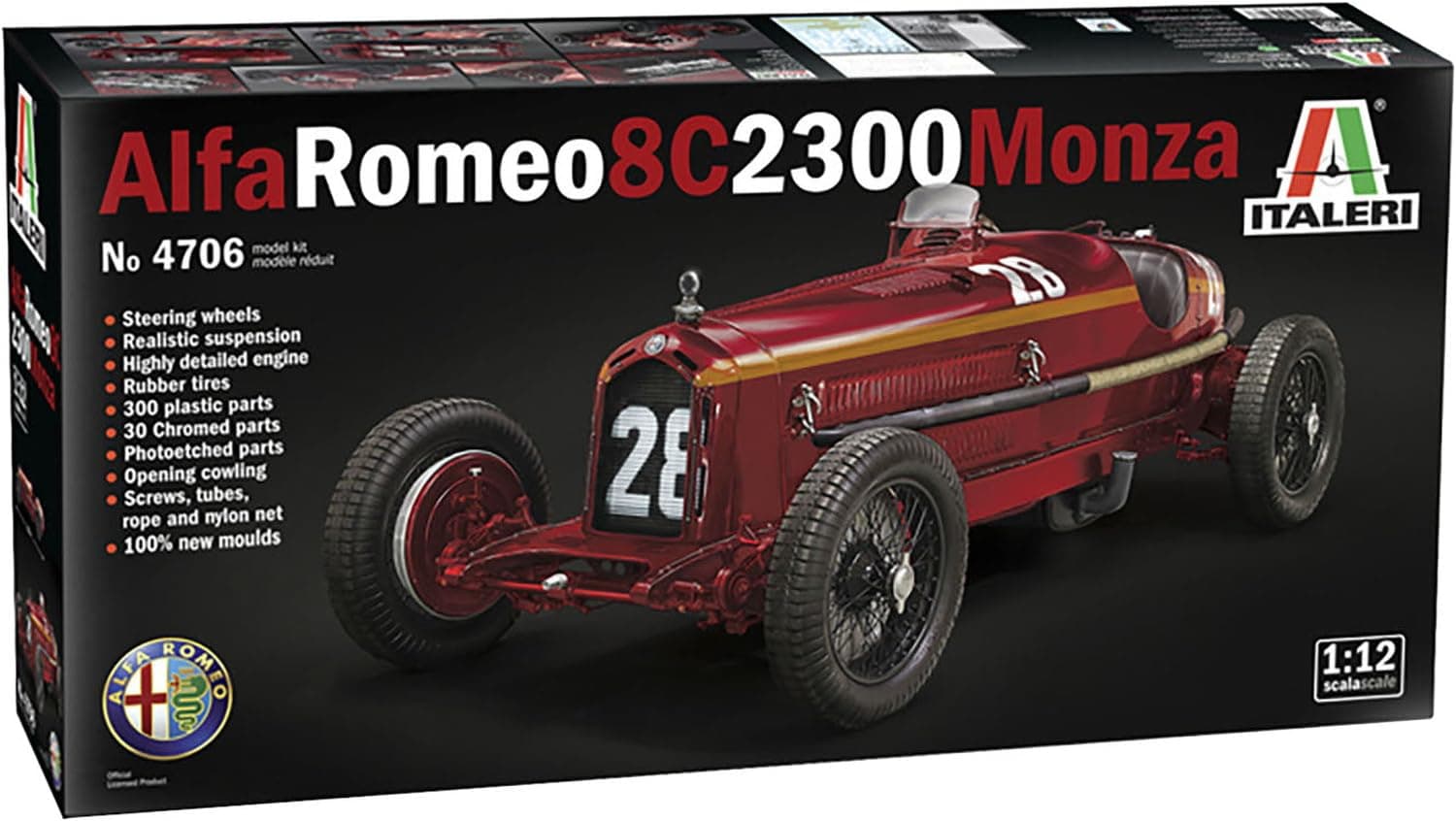 Italeri ALFA Romeo 8C 2300 Monza