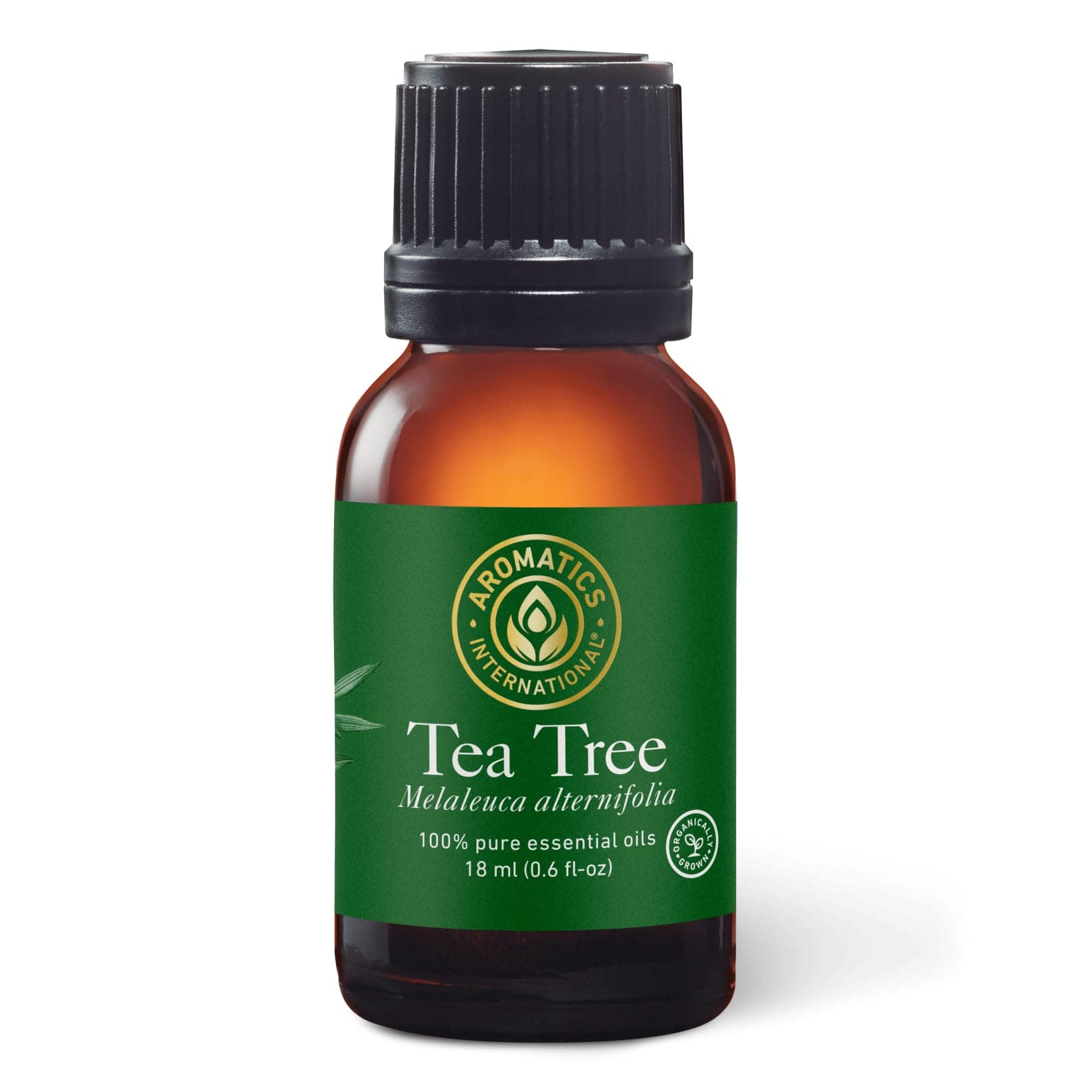 Aromatics International Premium Organic Tea Tree Essential Oil 18ml | 100% Pure Essential Oil for Diffusion & Aromatherapy