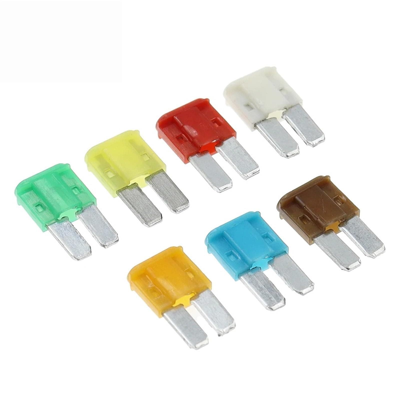 10PCS 5A 7.5A 10A 20A 25A 30A AMP Micro 2 Long Leg Fuse 9mmx15.5mm Mini M2 Long Foot Automobile Fuse Insert(7.5A)