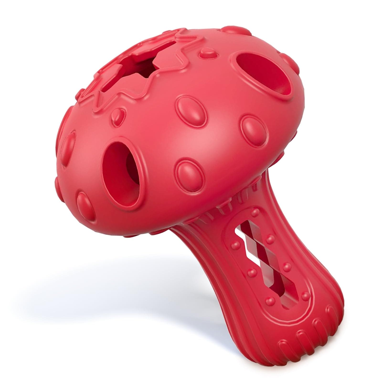 KrauzPet Dog Chew Toys for Aggressive Chewers, Rubber Treat Dispensing Stimulation Toy to Keep Them Busy, Durable Interactive Enrichment Puzzle Toy for Medium Large Breed Dogs