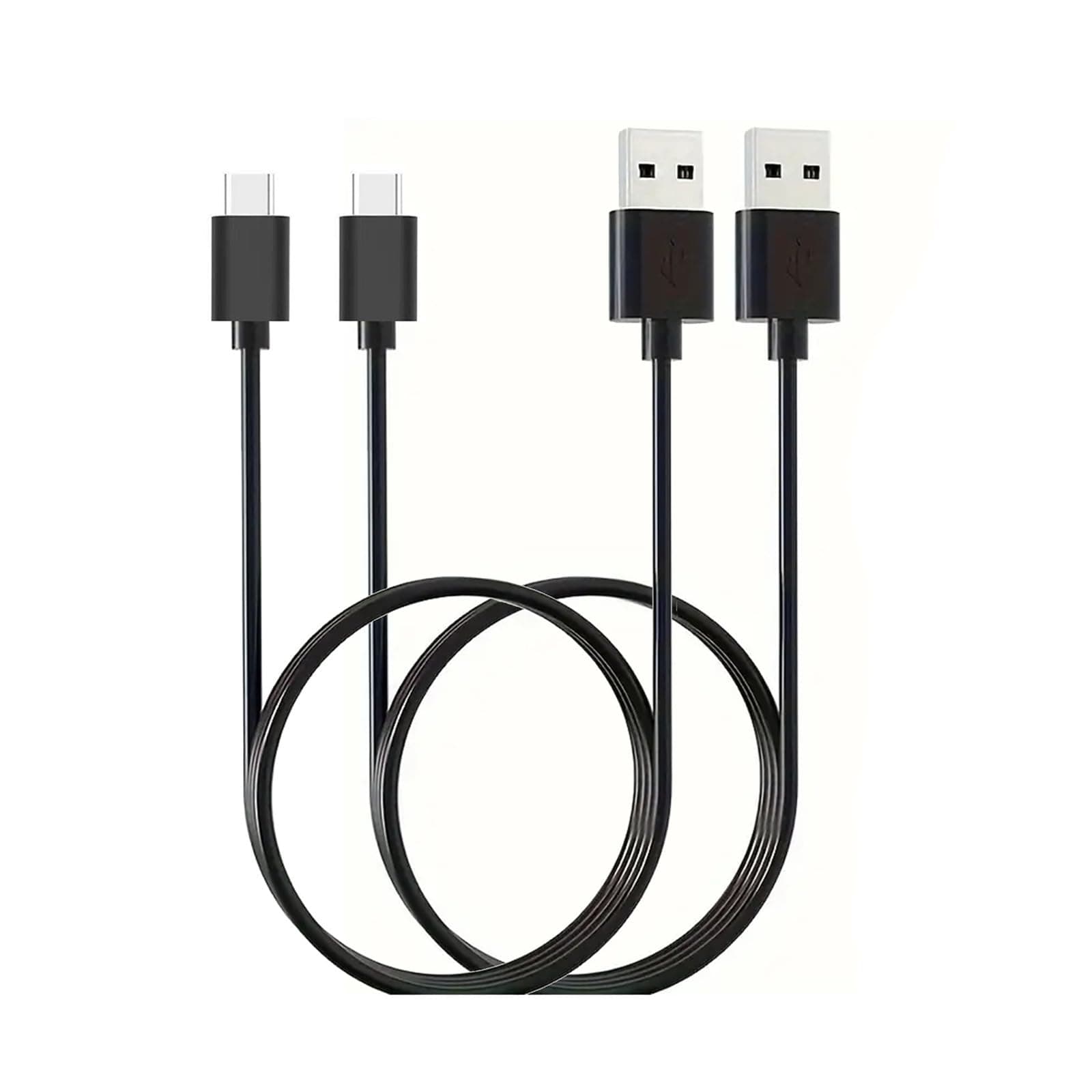 Xininyia 2-Pack 3.3FT Type-C Charging Cables for CXK X14,Yorlu X14,CHENSIVE X14 Bone Conduction Headphones,Bluetooth Open Ear HeadphonesType C Charger Cord(Black&Black)