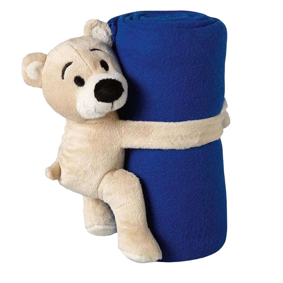 MidOcean Manta Fleece Bear Blanket (One Size) (Blue)