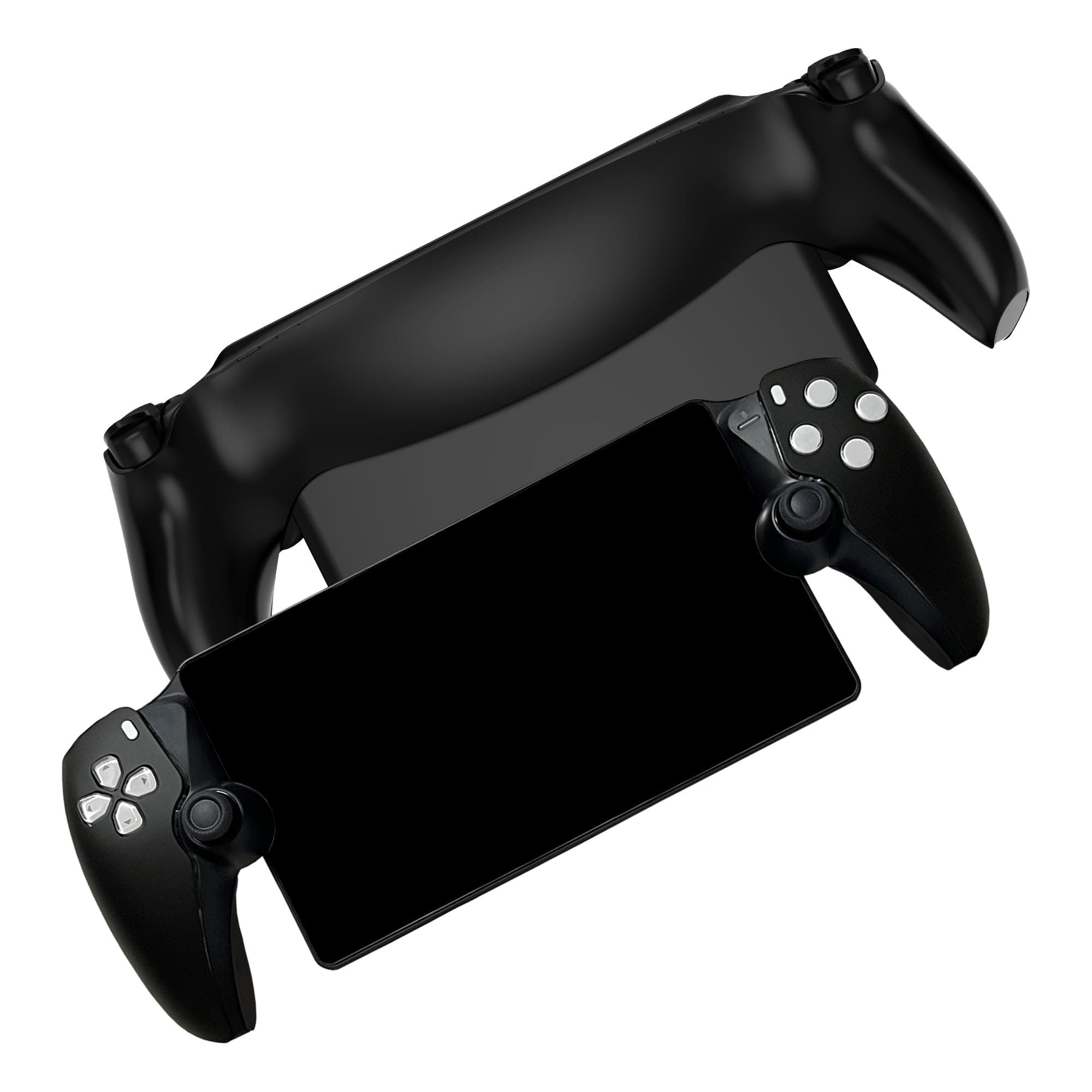 Replacement Shell Plate for P5 Portal DOBEWINGDELOU Front Cover & Back Plates Custom Full Housing Case Cover DIY Handheld Console Faceplate ABS Black
