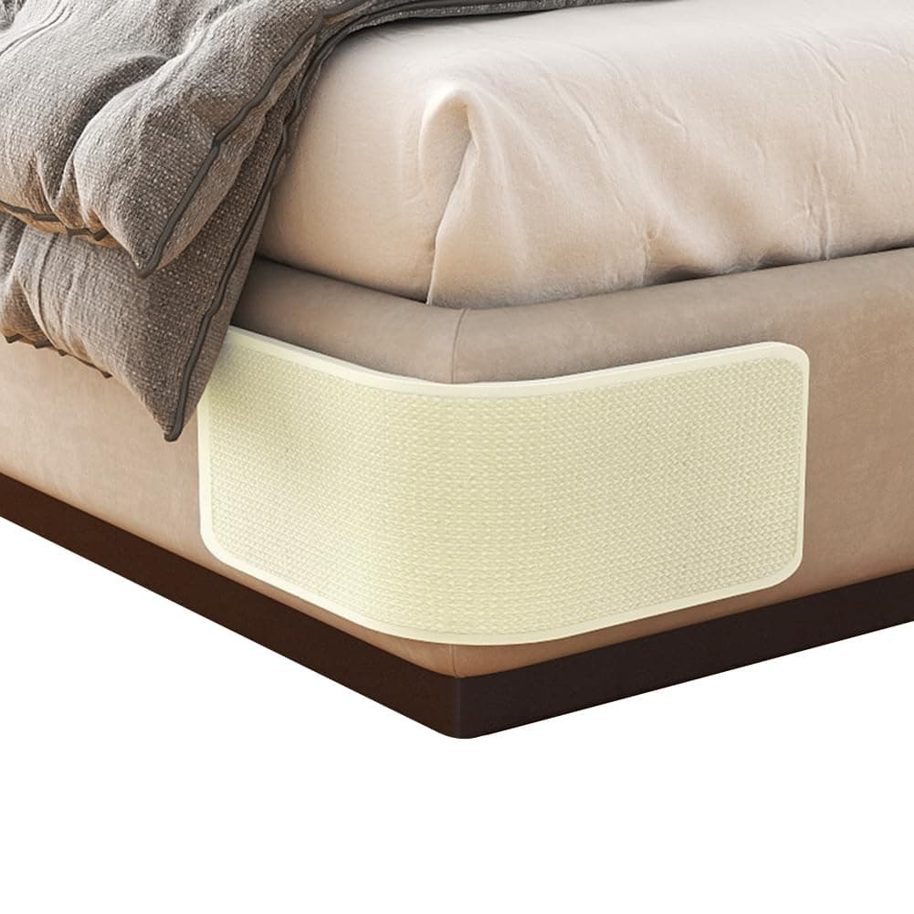 Natural Sisal Cat Scratching Pad Cat Scratch Furniture Protector Cat Scratcher Mat Sofa Bed Corner Protector Anti-Slip Cat Scratch Pads for Grinding Claws, Post Tree Ramp Cardboard Replacement