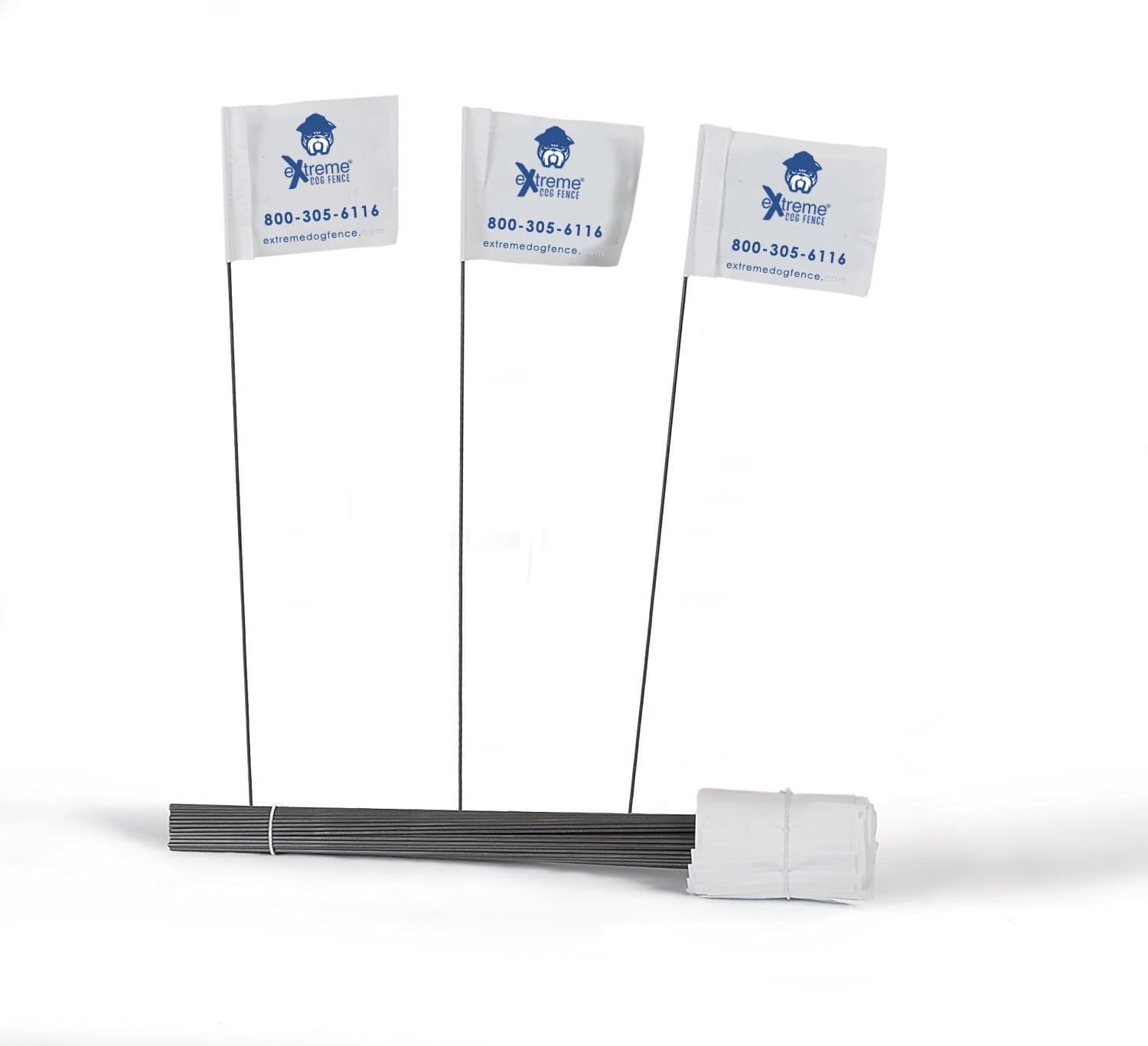 Extreme Dog Fence Electric Dog Fence Boundary Flags for Visual Aid During Underground and Wireless Dog Fence Training - 200 Flags