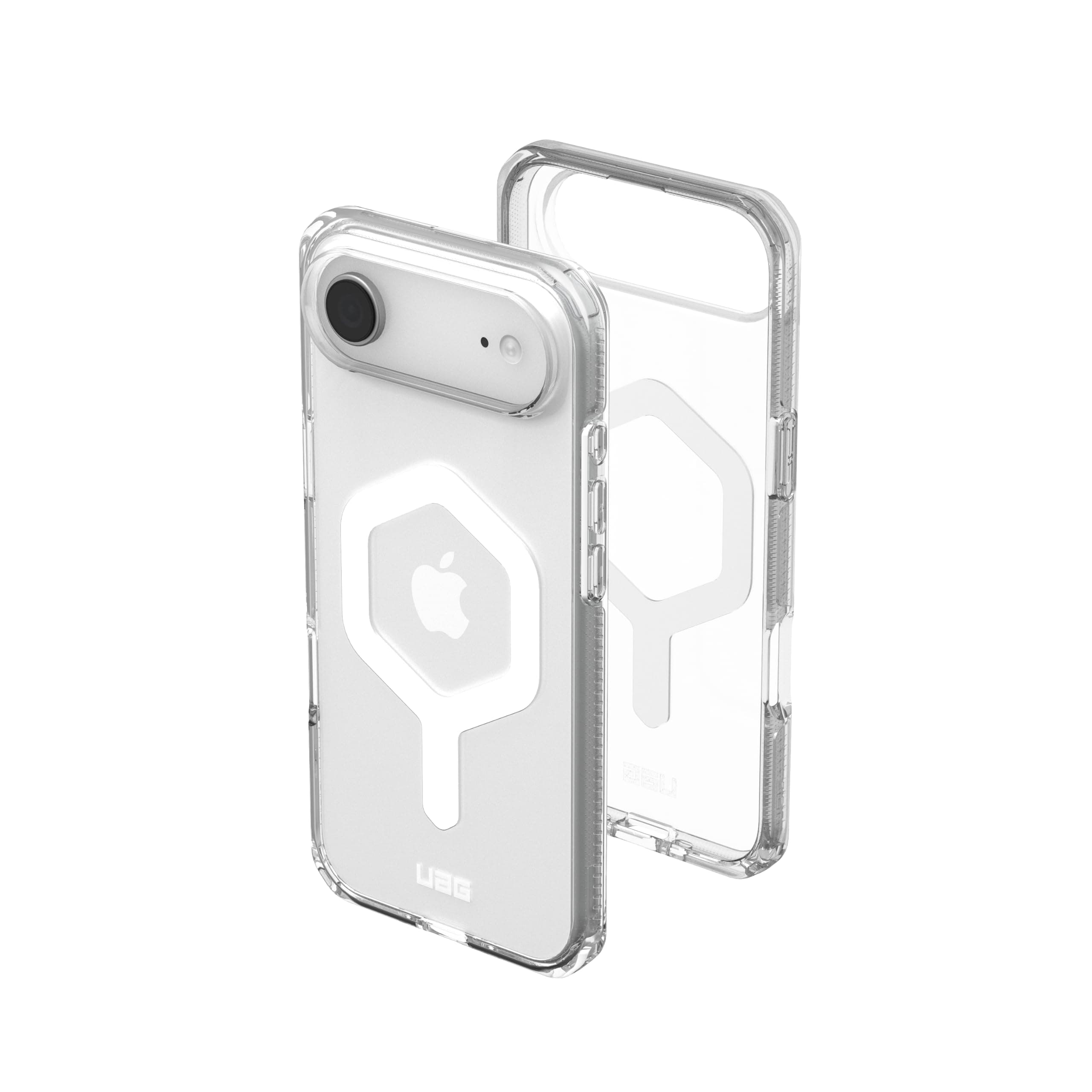 URBAN ARMOR GEAR UAG Designed for iPhone Air Case Plyo - Compatible with MagSafe Transparent Military Grade Protective Cover, Ice/White