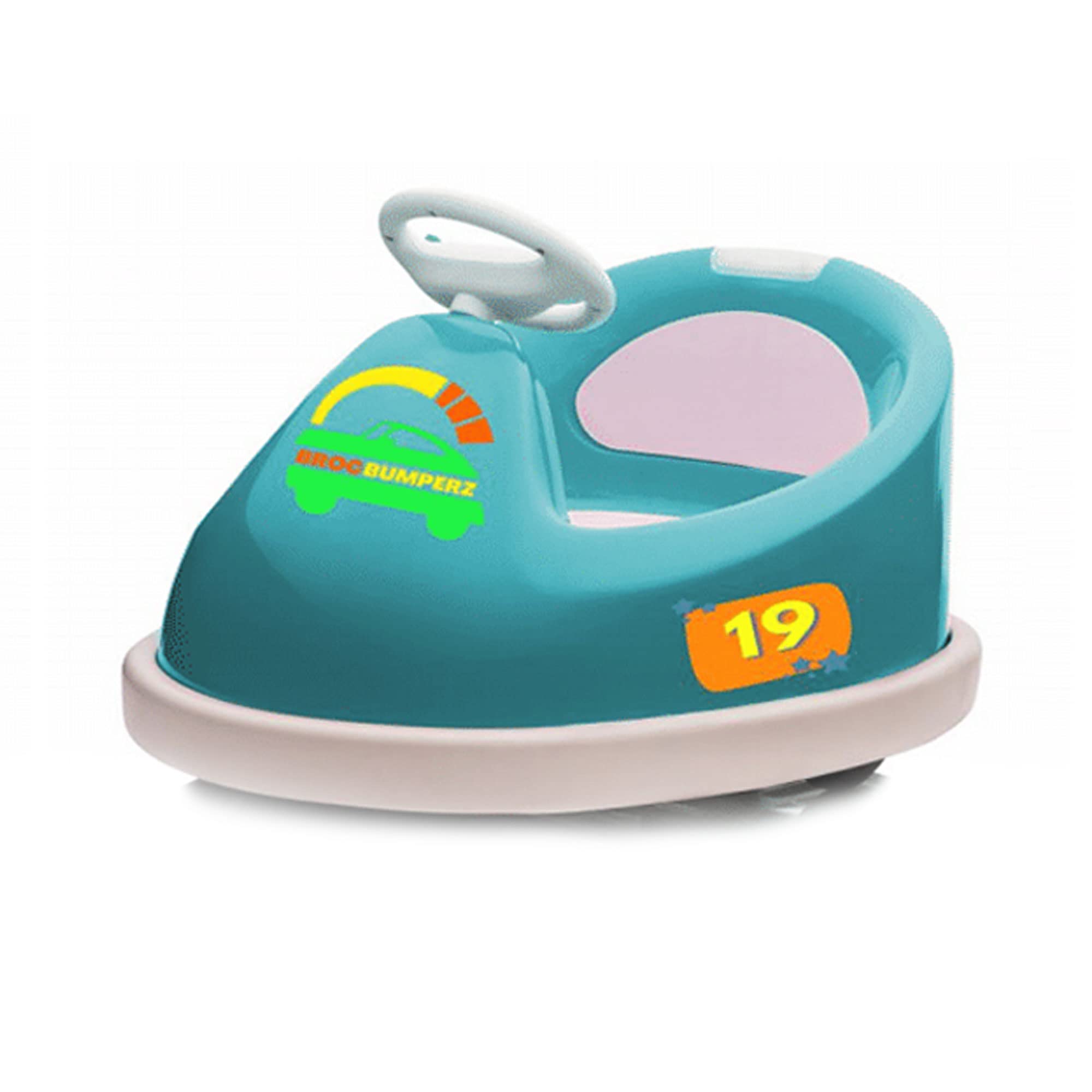 Best Ride On Cars Bumperz Kids Electric 6V Battery Powered Ride On Bumper Car Vehicle for Ages 2-4 Years Old - Anti Collision Bar, 360 Degree Spin, LED Lights, Seat Belt, Music, Blue