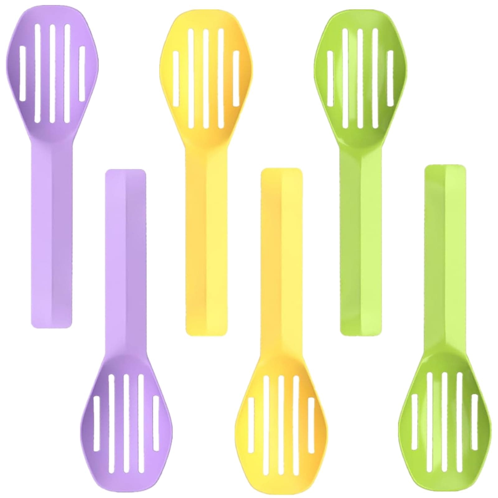 Mezfrguo 6 Pcs Hamster Scooper, Hamster Poop Scooper Small Litter Scoop Sand Bath Scoop Reptile Mini Litter Scoop Sandbox Scooper Hamster Bedding Scooper Pet Cleaning Tool