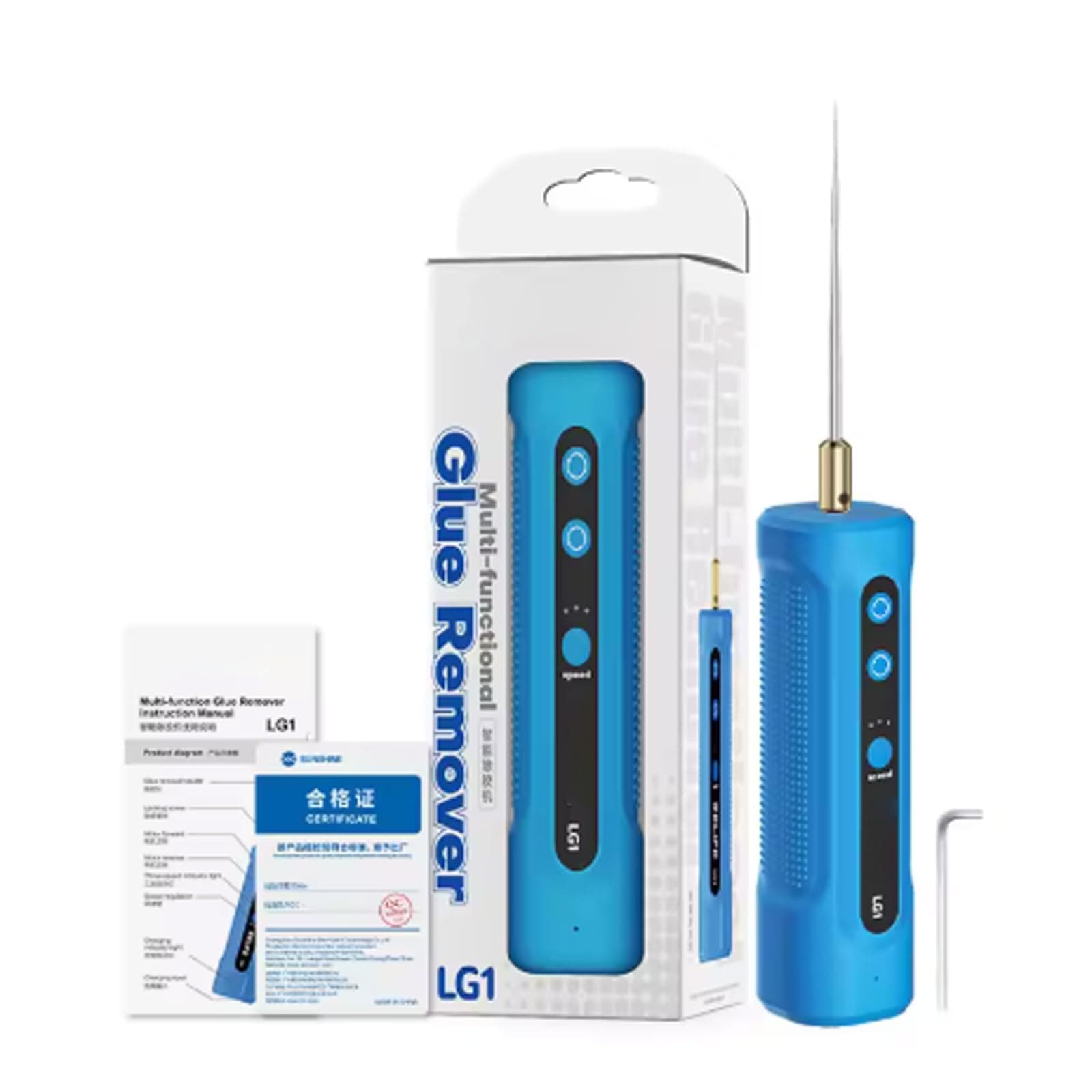 3 Speed Adjustable Manual Glues Removers Tool for Repair Reversible Motor Ergonomic Design OCA Glues Removers
