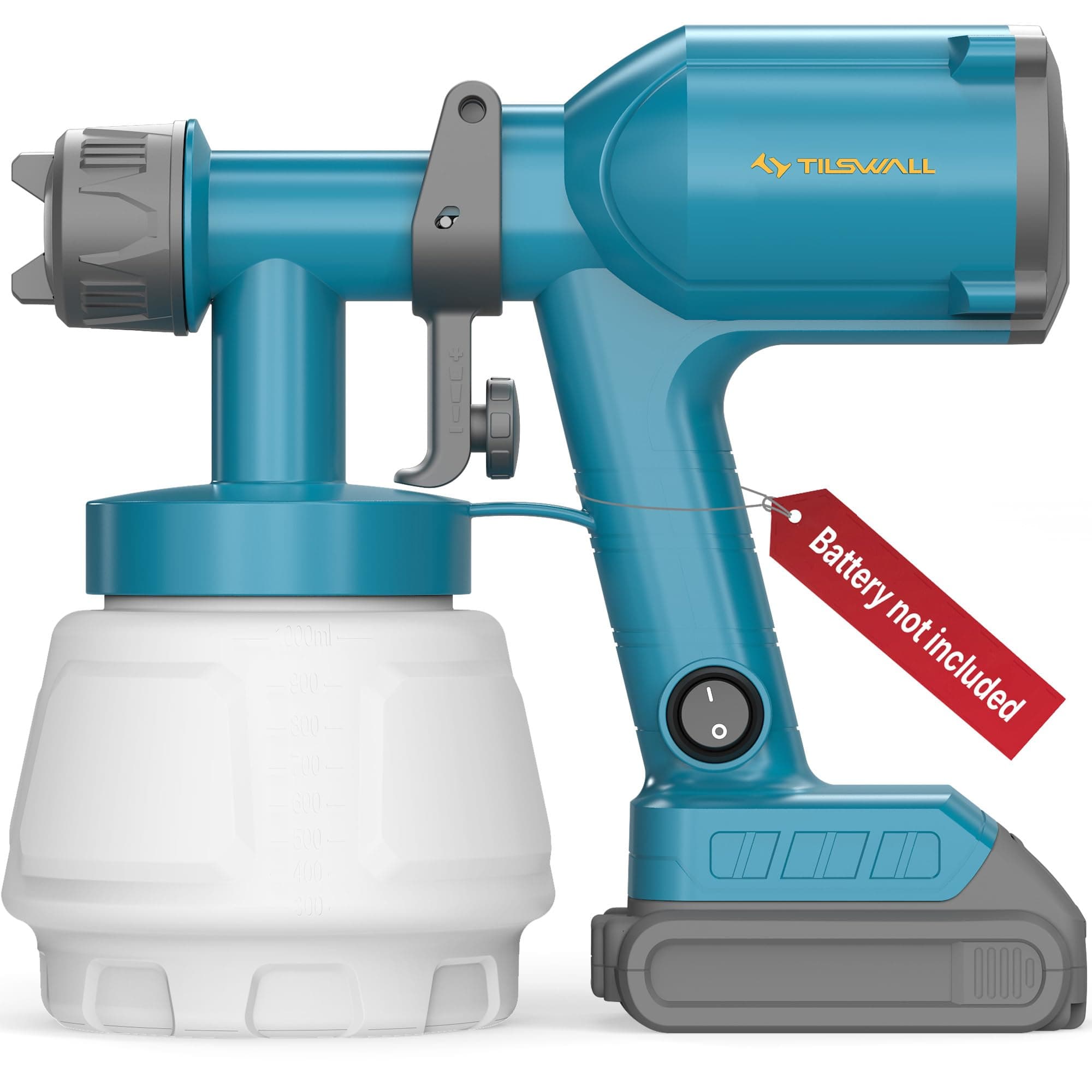 Tilswall Cordless Paint Sprayer Dreamer400 Compatible for Dewalt 18V 20V