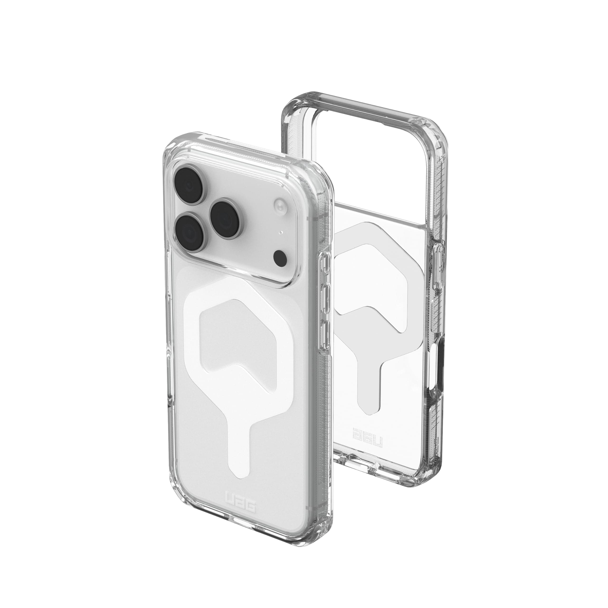 URBAN ARMOR GEAR UAG Designed for iPhone 17 Pro Case Plyo - Compatible with MagSafe Transparent Military Grade Protective Cover, Ice/White