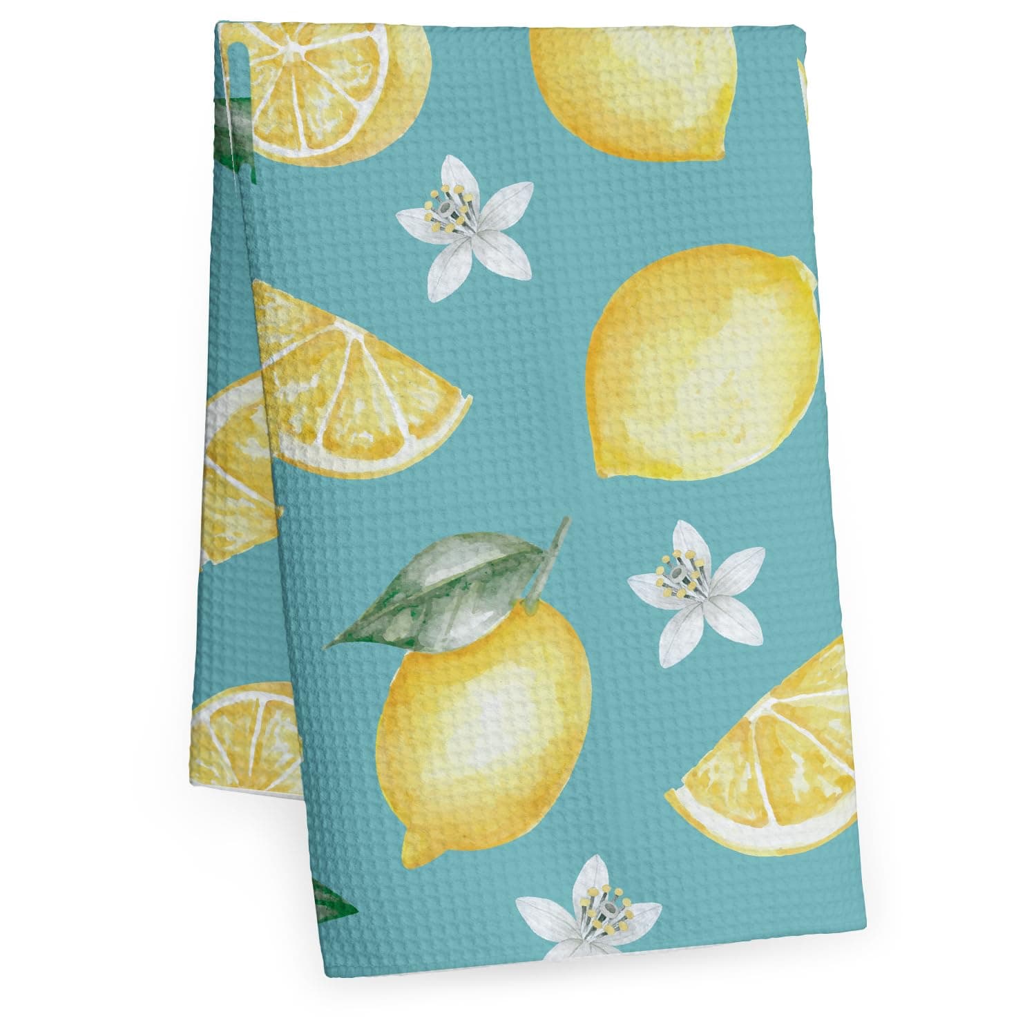 TiTkaiVi Yellow Lime Orange Slices Fruit Bathroom Towel Soft Absorbent Kitchen Dish Guest Towel Home Bathroom Summer Decorations