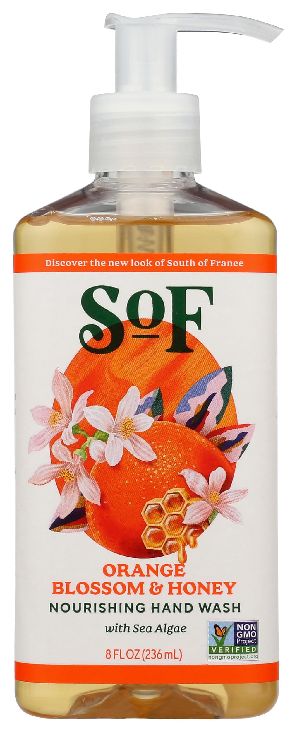 Liquid Soap Orange Blossom Honey South of France 8 oz Liquid