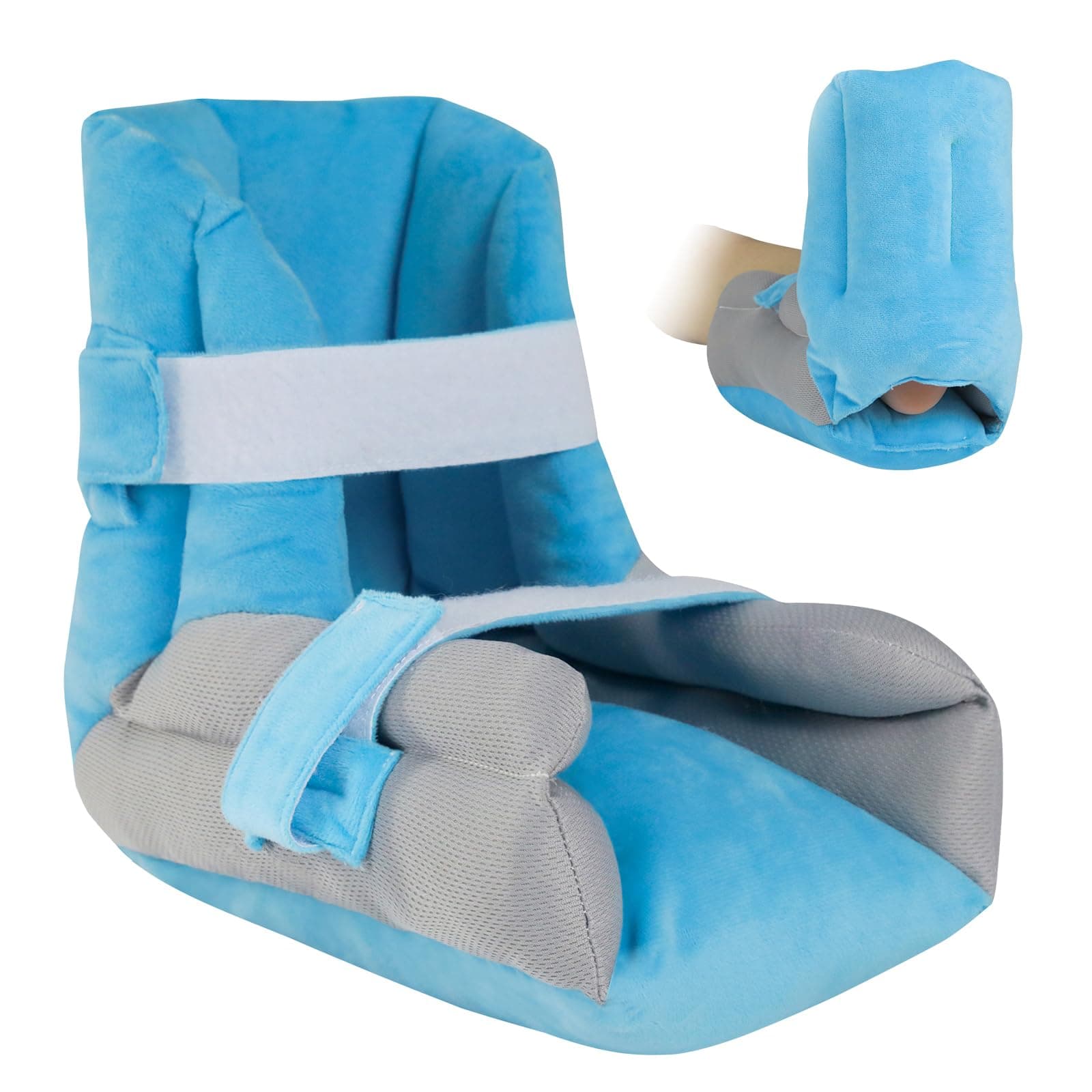 MKEFMEI Heel Protectors Cushions for Heel Pain and Pressure, Adjustable Foot Support Pillow to Relief Bed Sores and Ulcers for Bedridden Patient