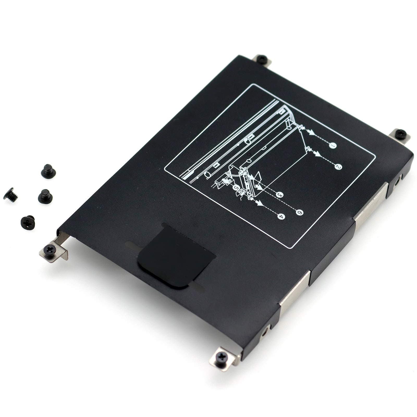 Deal4GO 2.5" SSD SATA Hard Drive Caddy HDD Bracket Frame w/Screw for HP Probook 640 G1 645 G1 650 G1 655 G1 738395-001