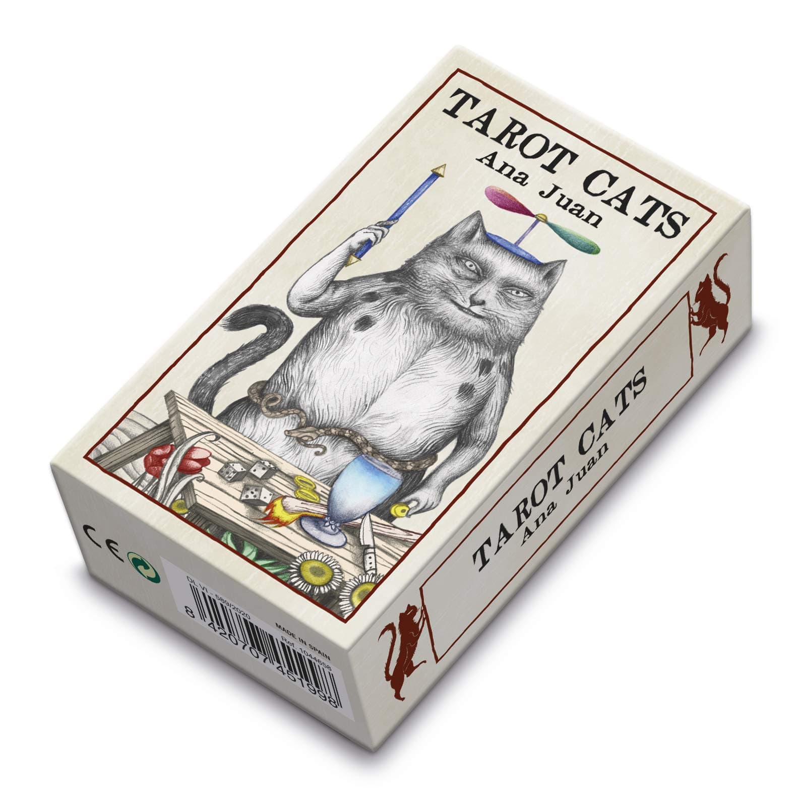 Fournier -10020845 Tarot Cats by Ana Juan, Colour, Single (1044658)