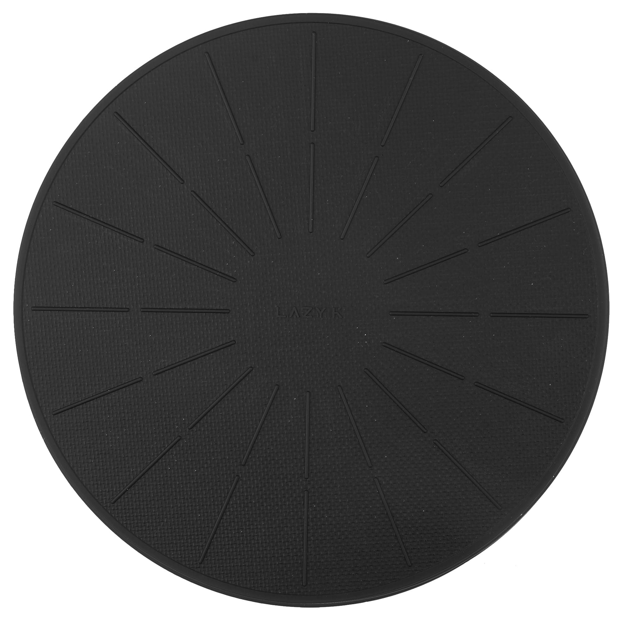 Lazy K Induction Cooktop Mat - Silicone Fiberglass Scratch Protector - for Magnetic Stove - Non Slip Pads to Prevent Pots from Sliding During Cooking_ Black (11inches)