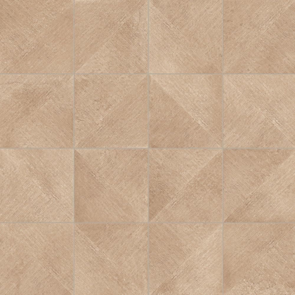 Atlas Rigato Cotto 9-3/4" x 9-3/4" Porcelain Floor and Wall Tile