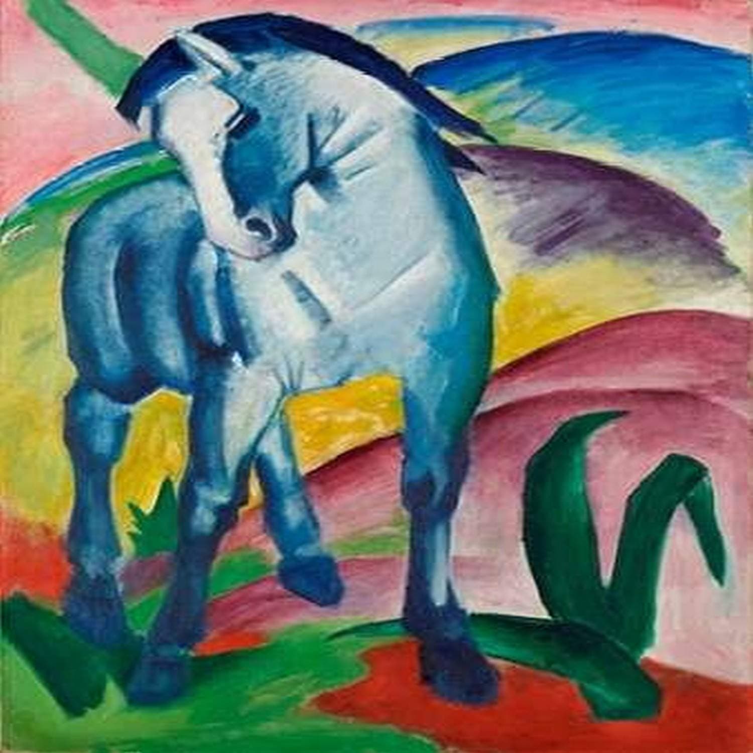 Blue Horse I 1911 Poster Print by Franz Marc (11 x 14)