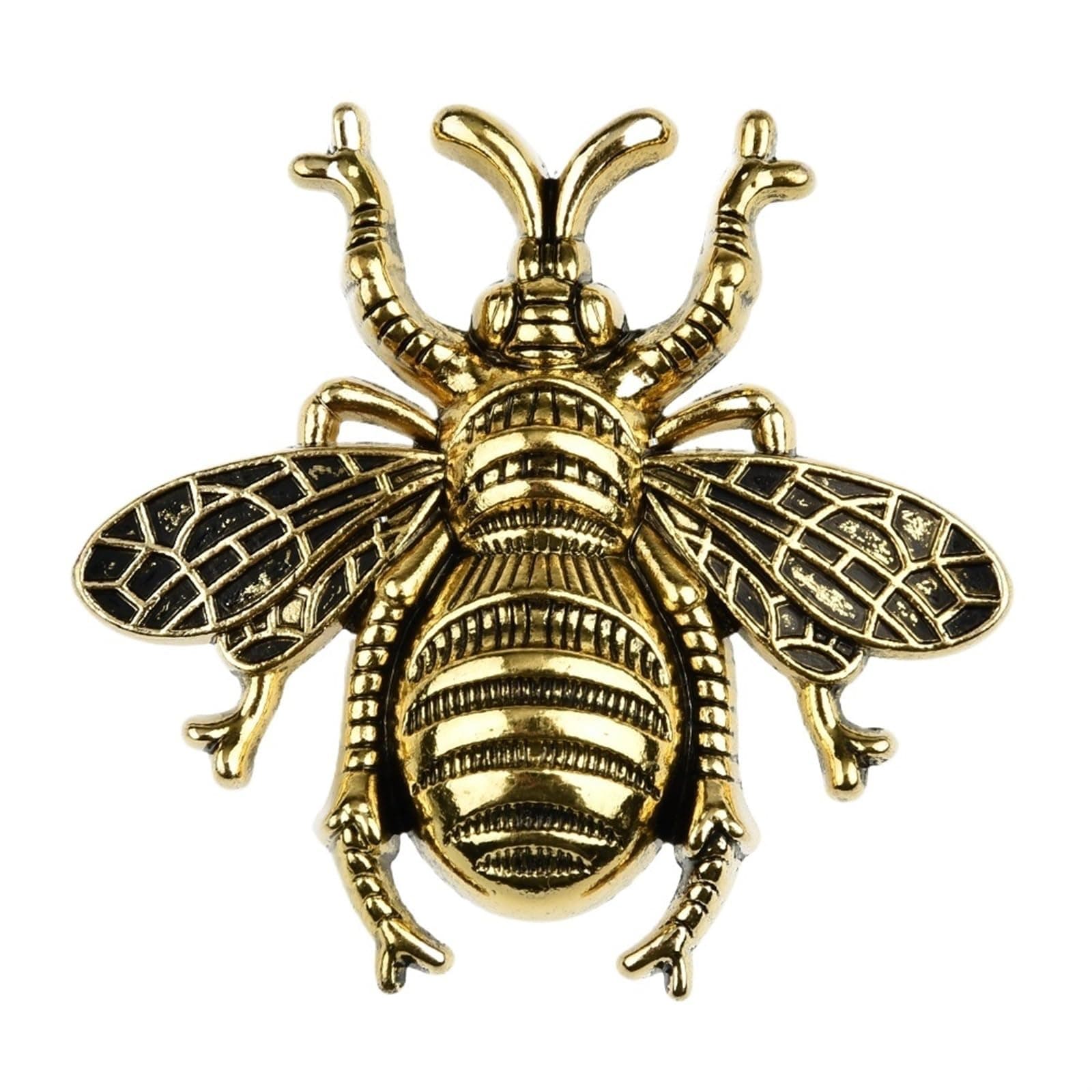 Rabbit Shape Zinc Alloy Furniture Handle Door Knobs Handles for Children Room Furniture Decor Dragonfly Cabinet Pulls(Bee Golden Black)