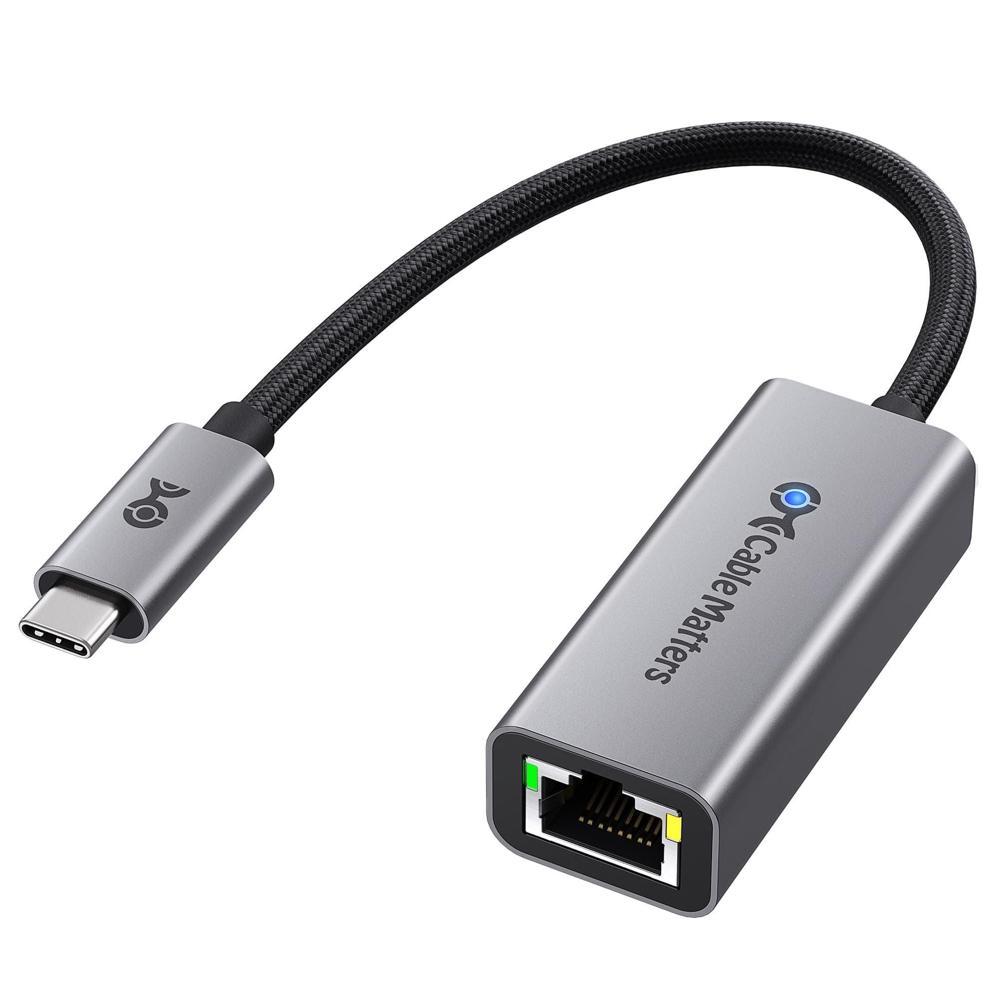 Cable Matters USB C to 2.5Gb Ethernet Adapter, 2.5 Gigabit Network Speed
