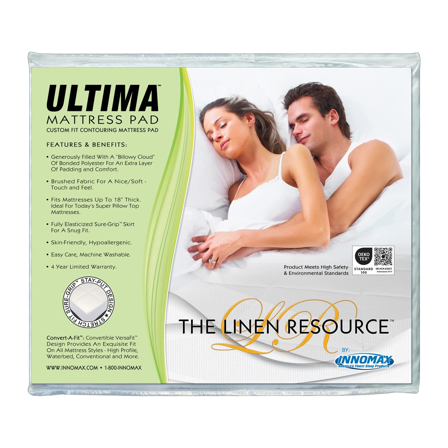 Ultima Waterbed Mattress Pad Fully Fitted Heavy Quilted Super Single