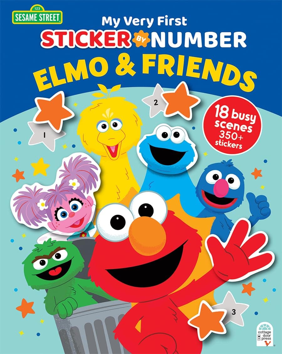 Sesame Street Elmo & Friends (My Very First Sticker by Number)