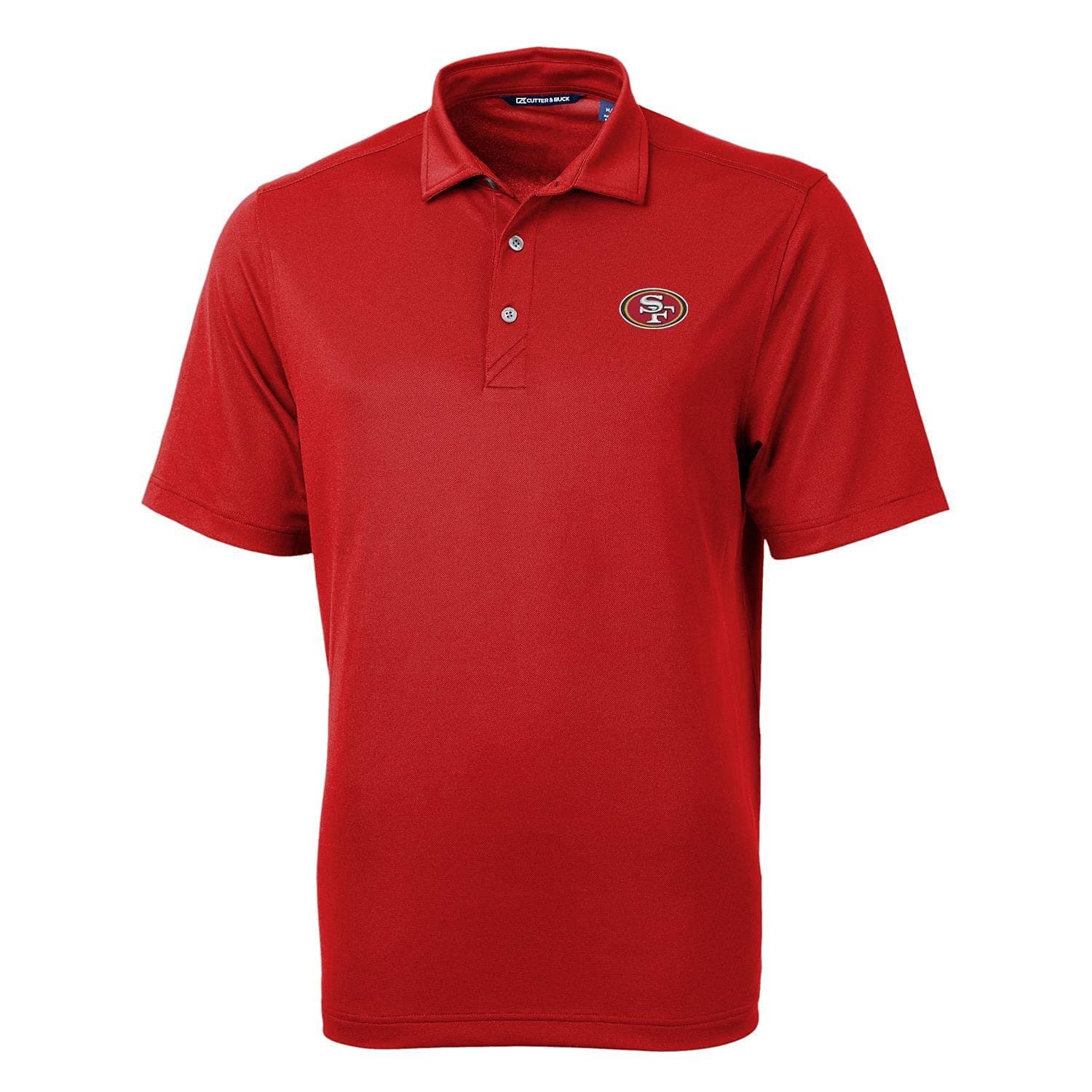 Cutter & Buck Men's Scarlet San Francisco 49ers Virtue Eco Pique Recycled Polo